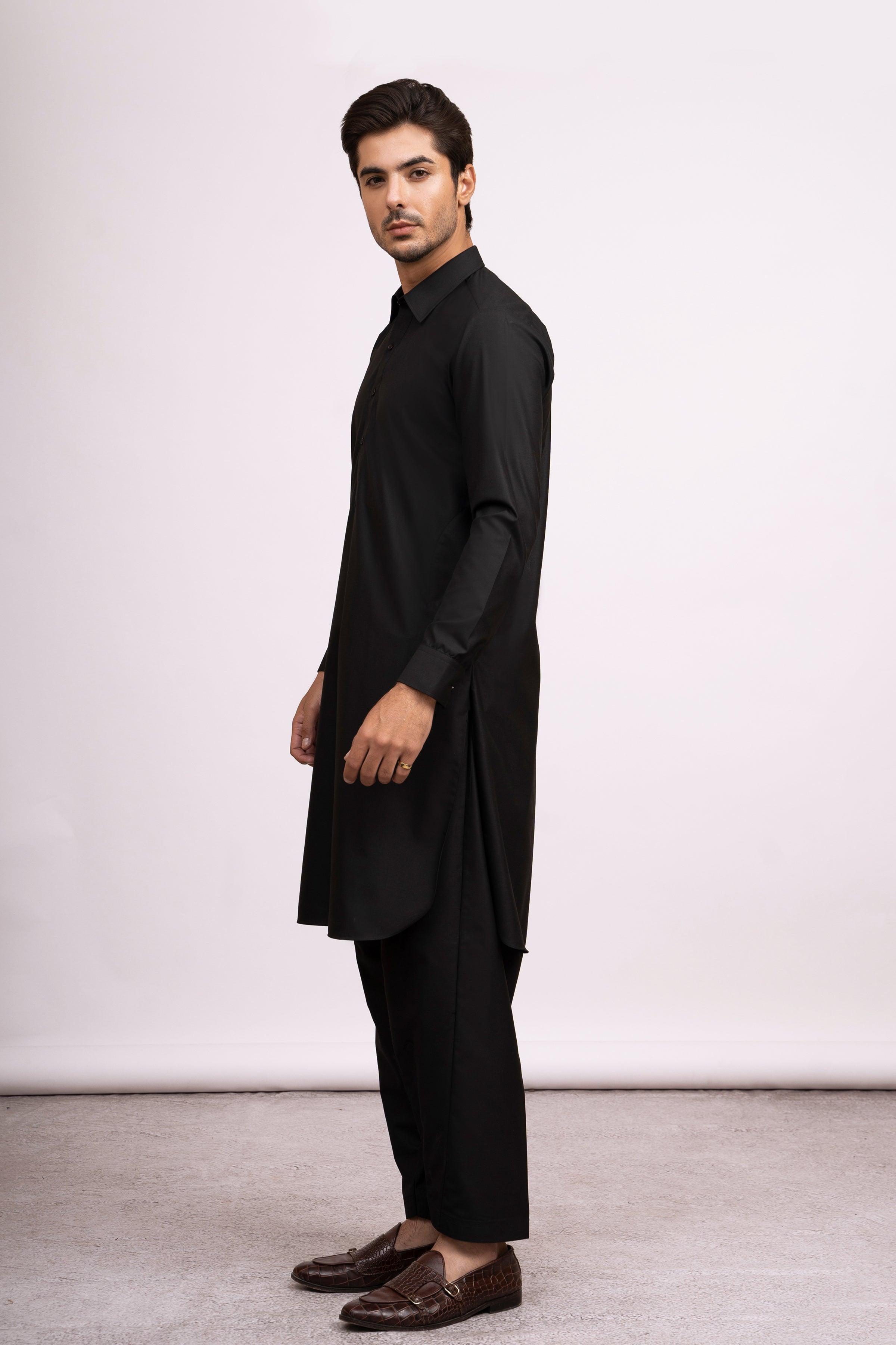 SHALWAR KAMEEZ BLACK at Charcoal Clothing
