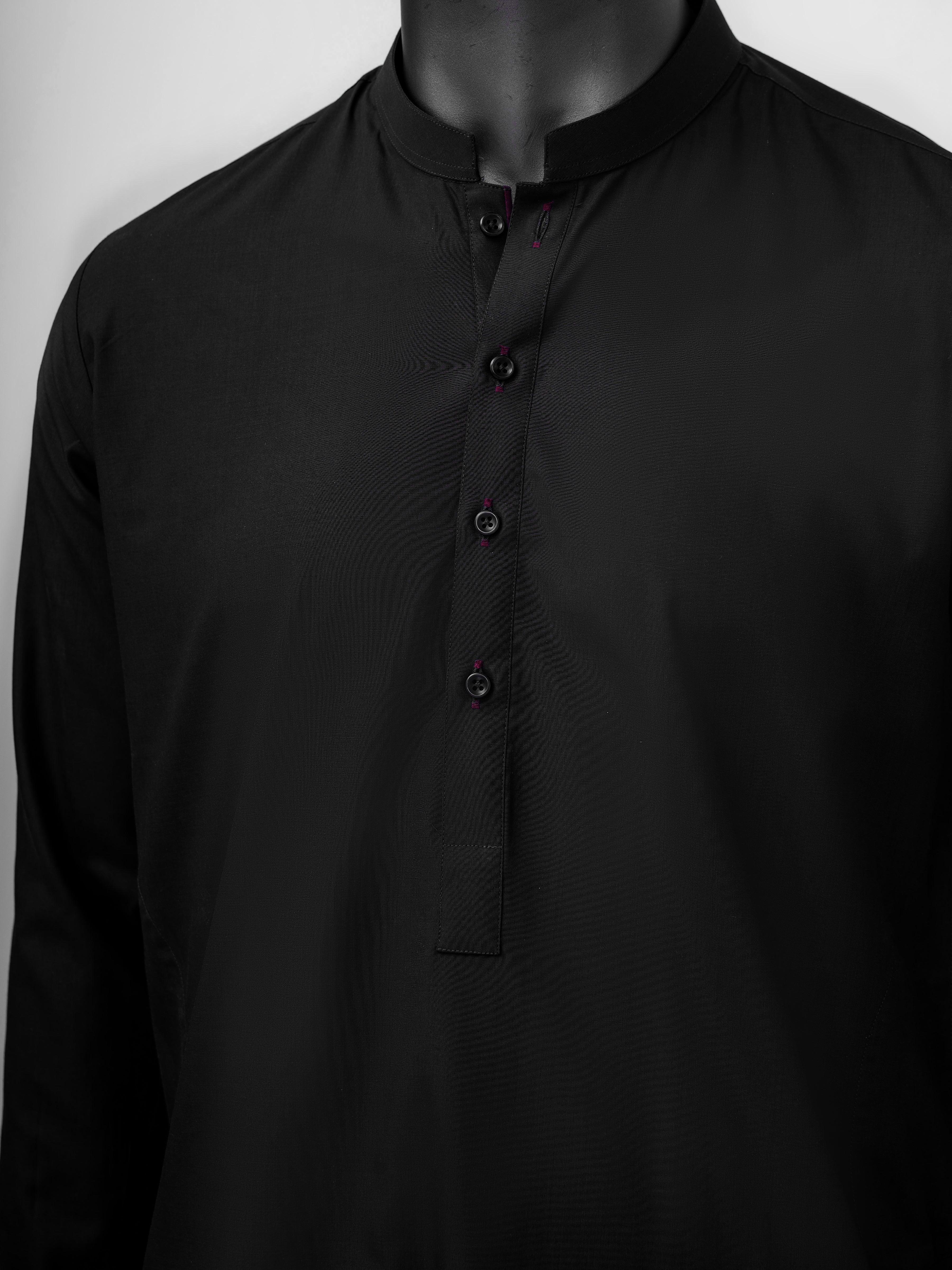 SHALWAR KAMEEZ BLACK at Charcoal Clothing