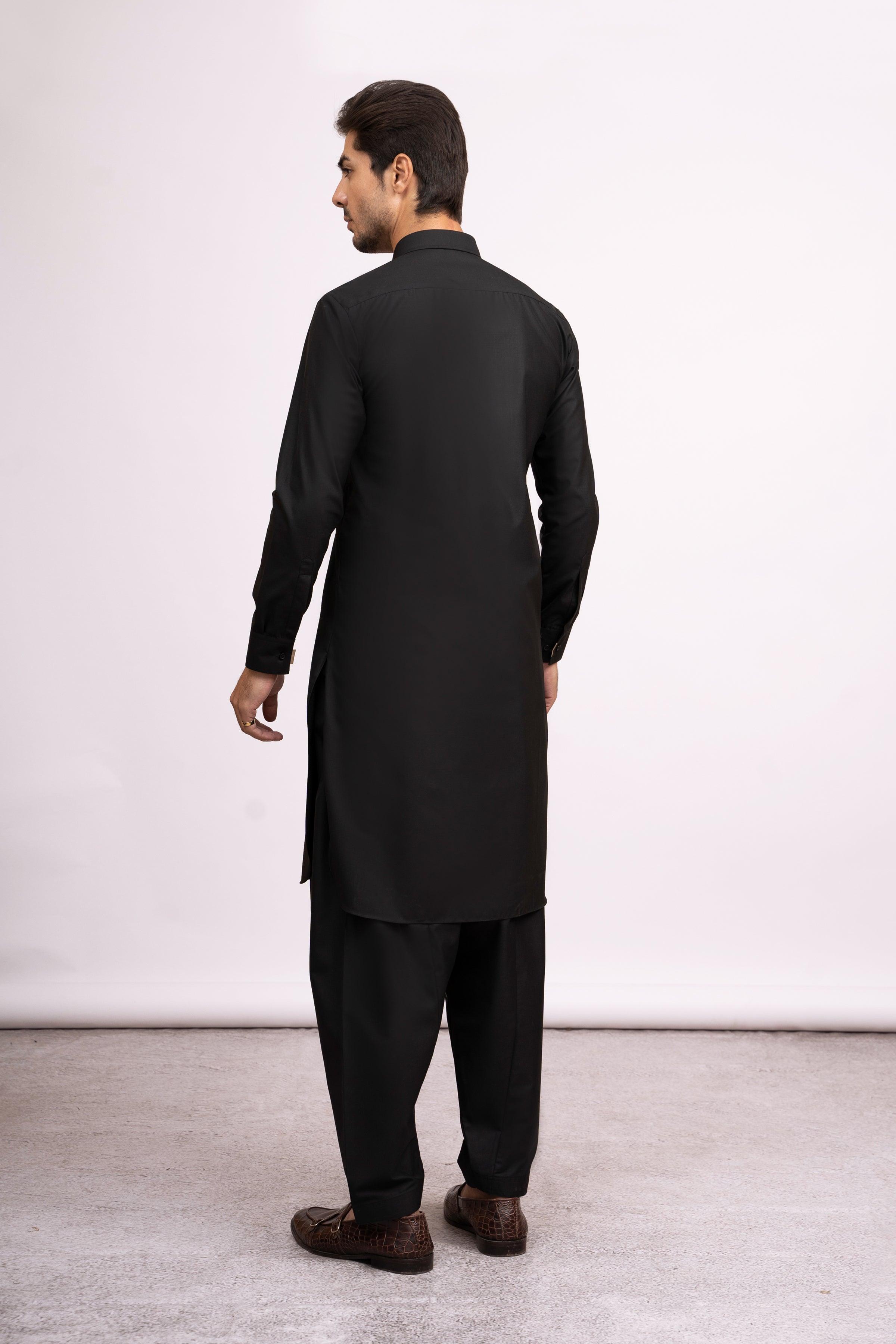 SHALWAR KAMEEZ BLACK at Charcoal Clothing