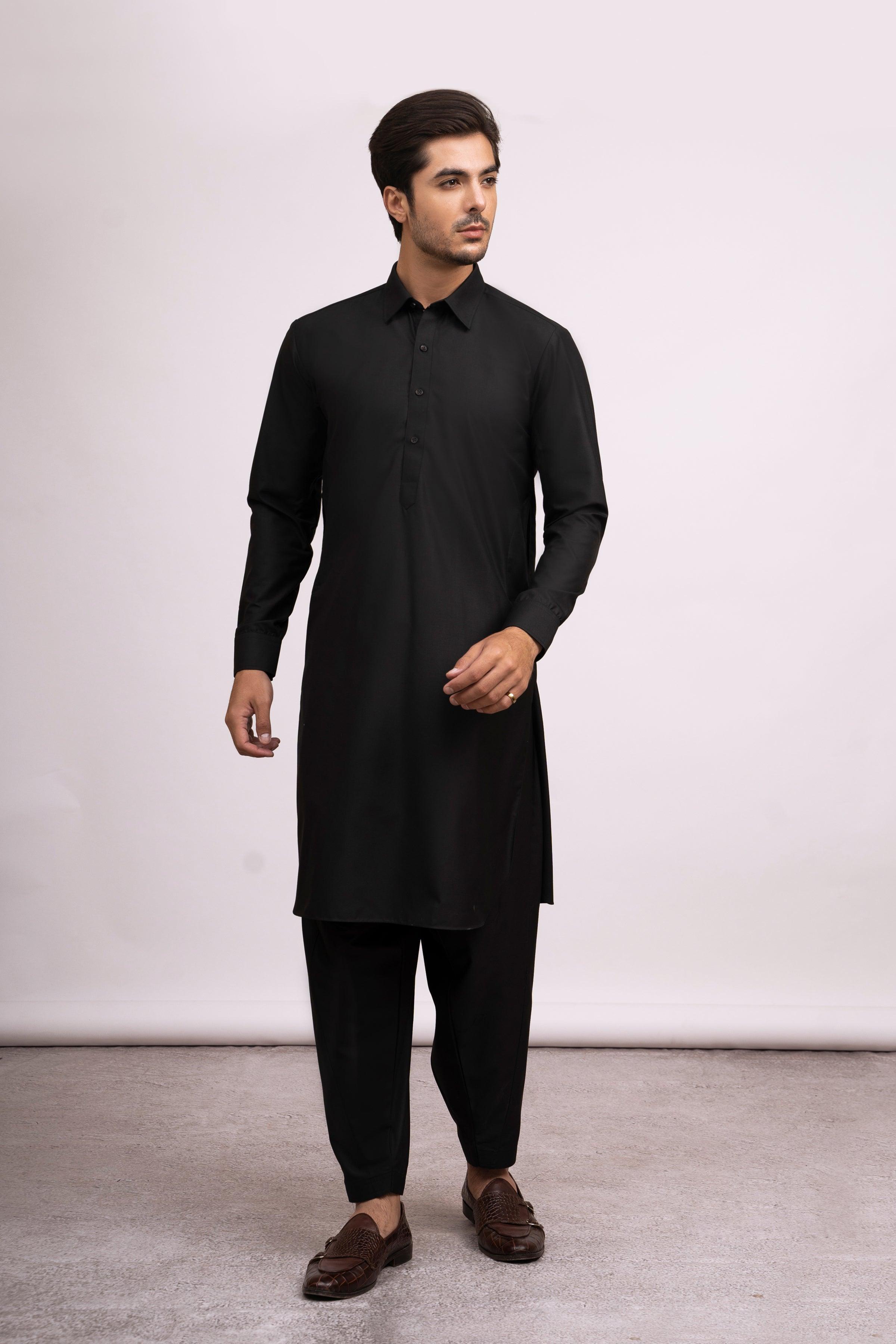SHALWAR KAMEEZ BLACK at Charcoal Clothing