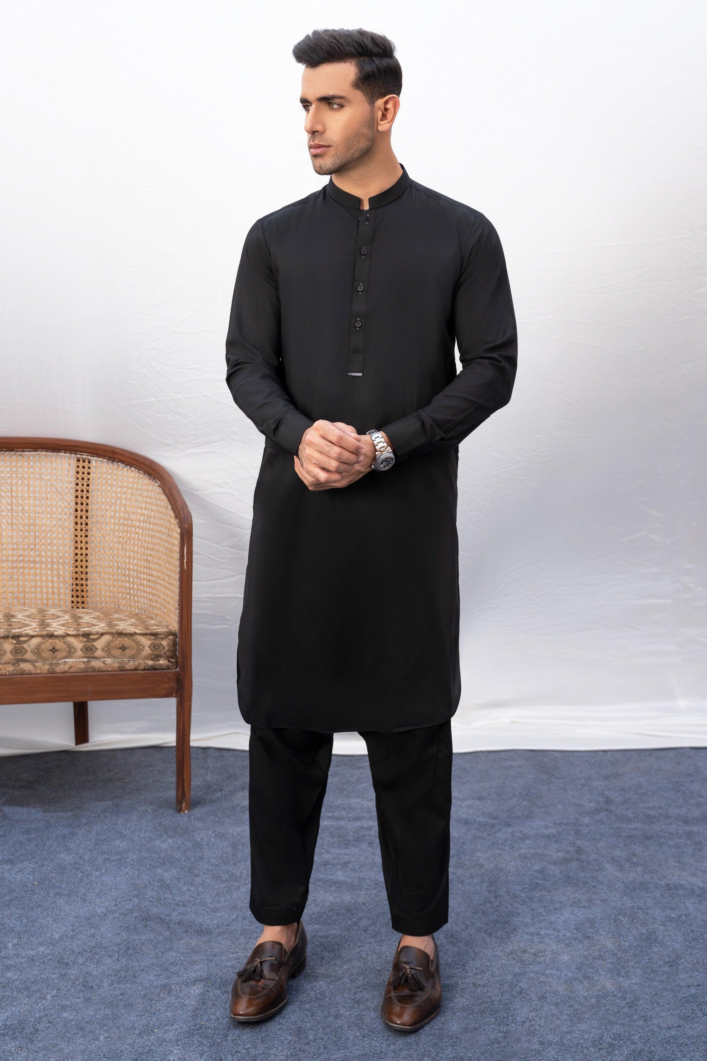SHALWAR KAMEEZ BLACK at Charcoal Clothing