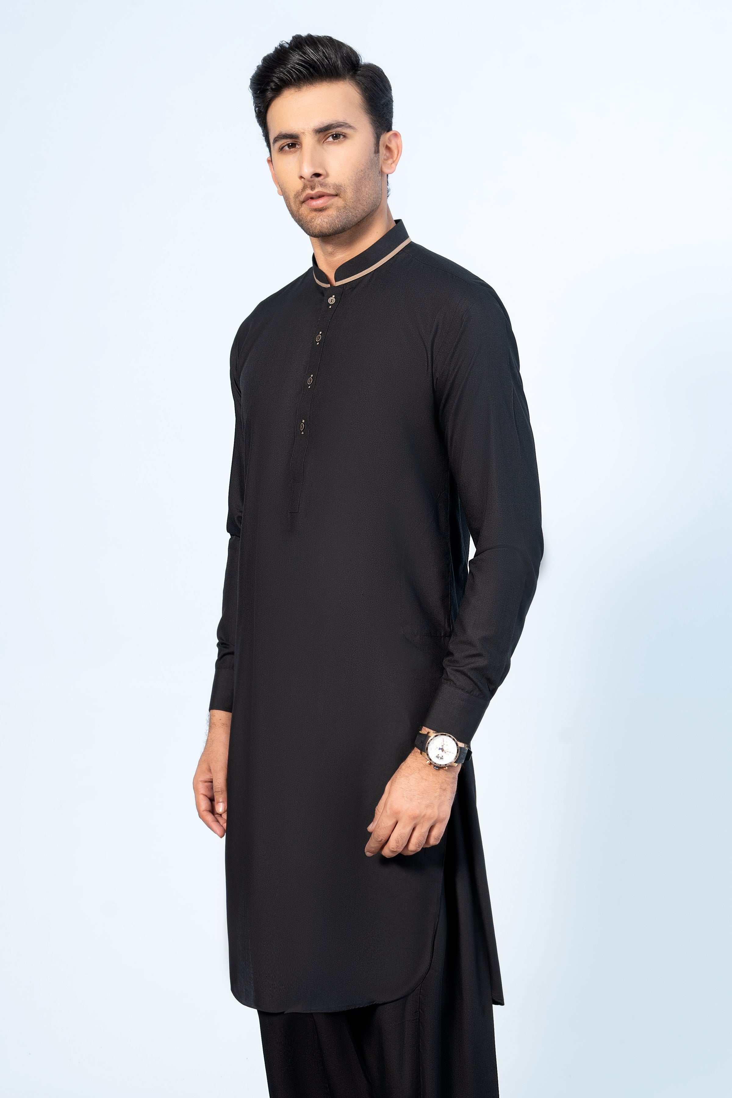 SHALWAR KAMEEZ BLACK at Charcoal Clothing