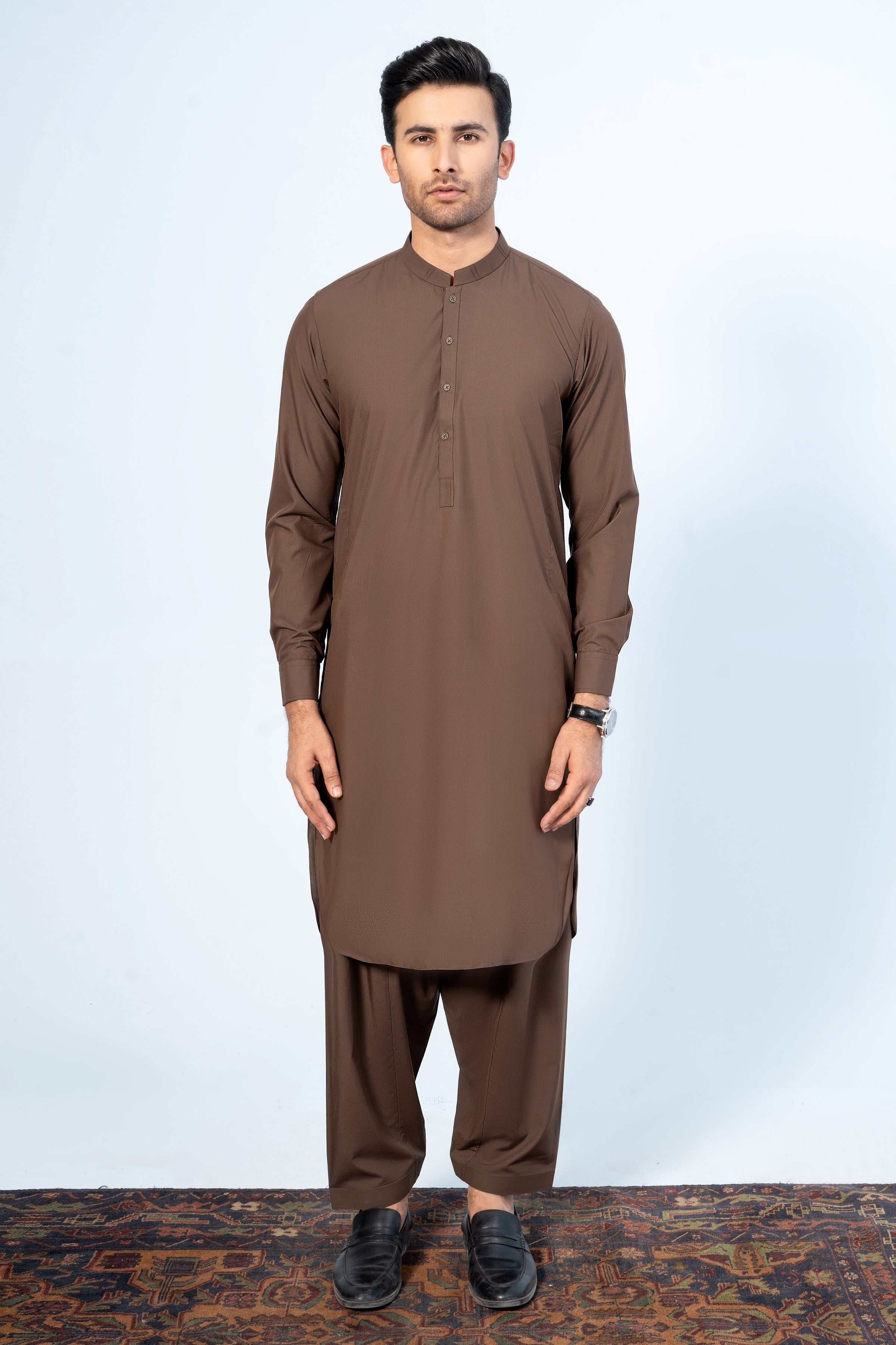 SHALWAR KAMEEZ BROWN at Charcoal Clothing