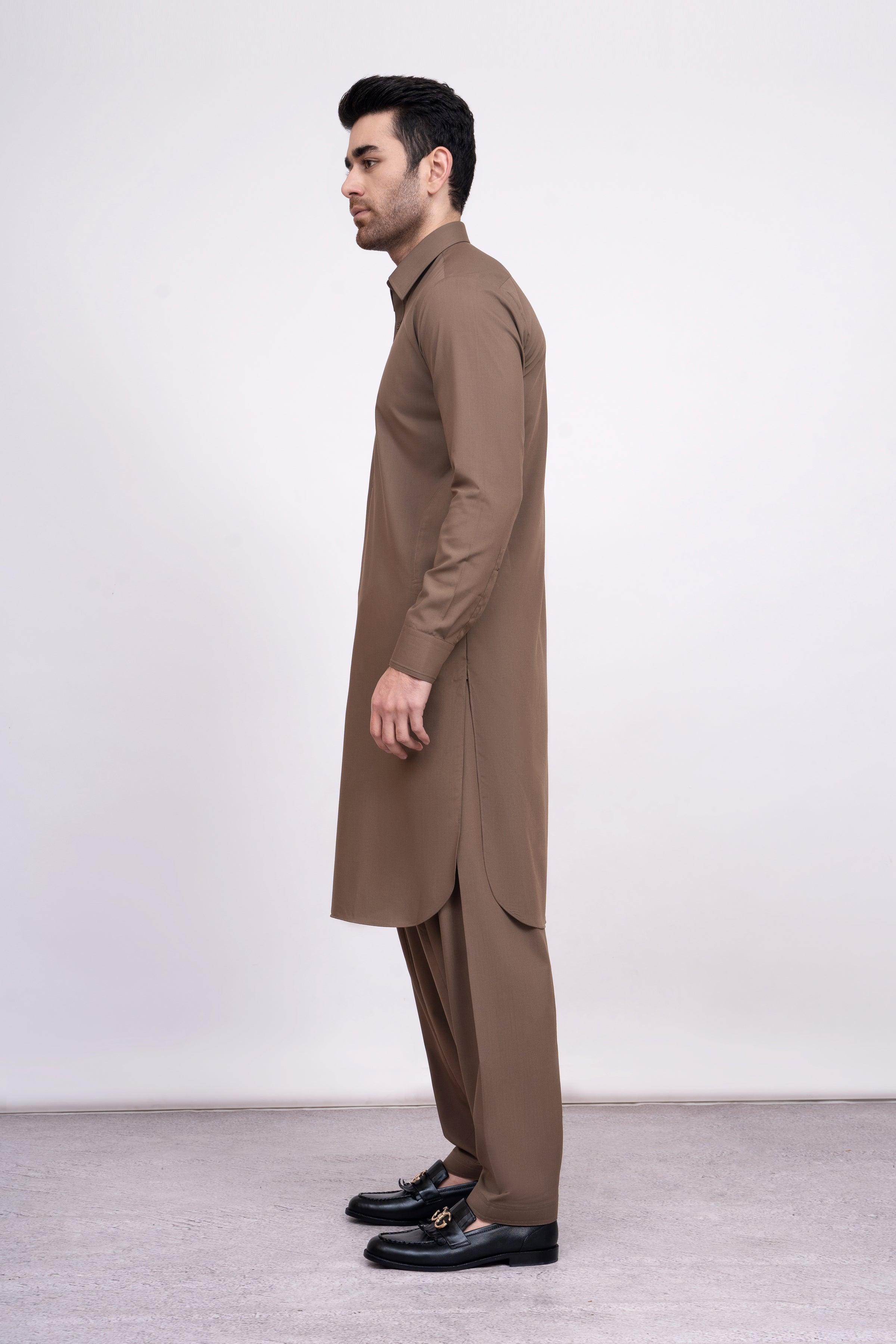 SHALWAR KAMEEZ BROWN at Charcoal Clothing