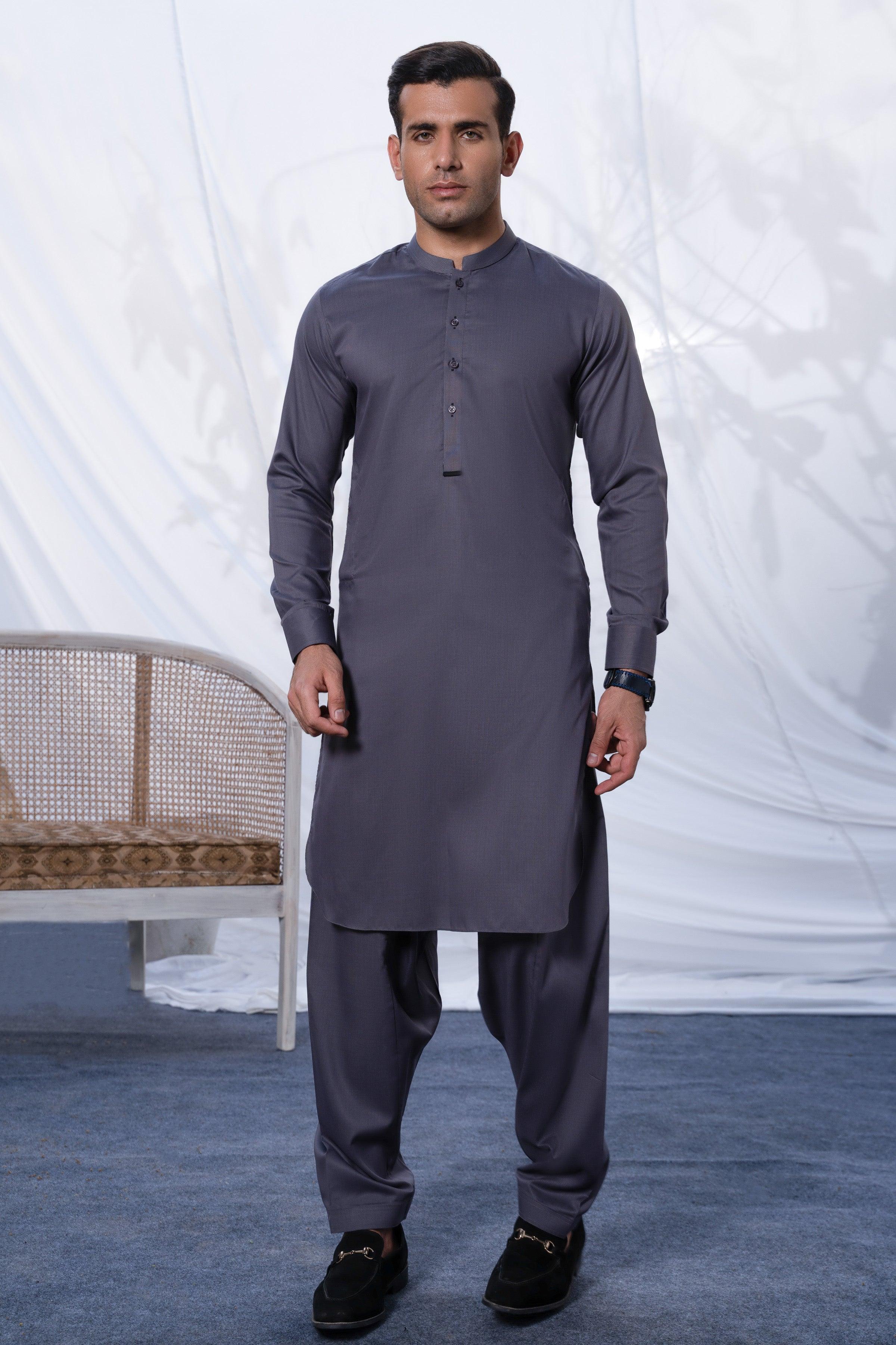SHALWAR KAMEEZ GREY at Charcoal Clothing