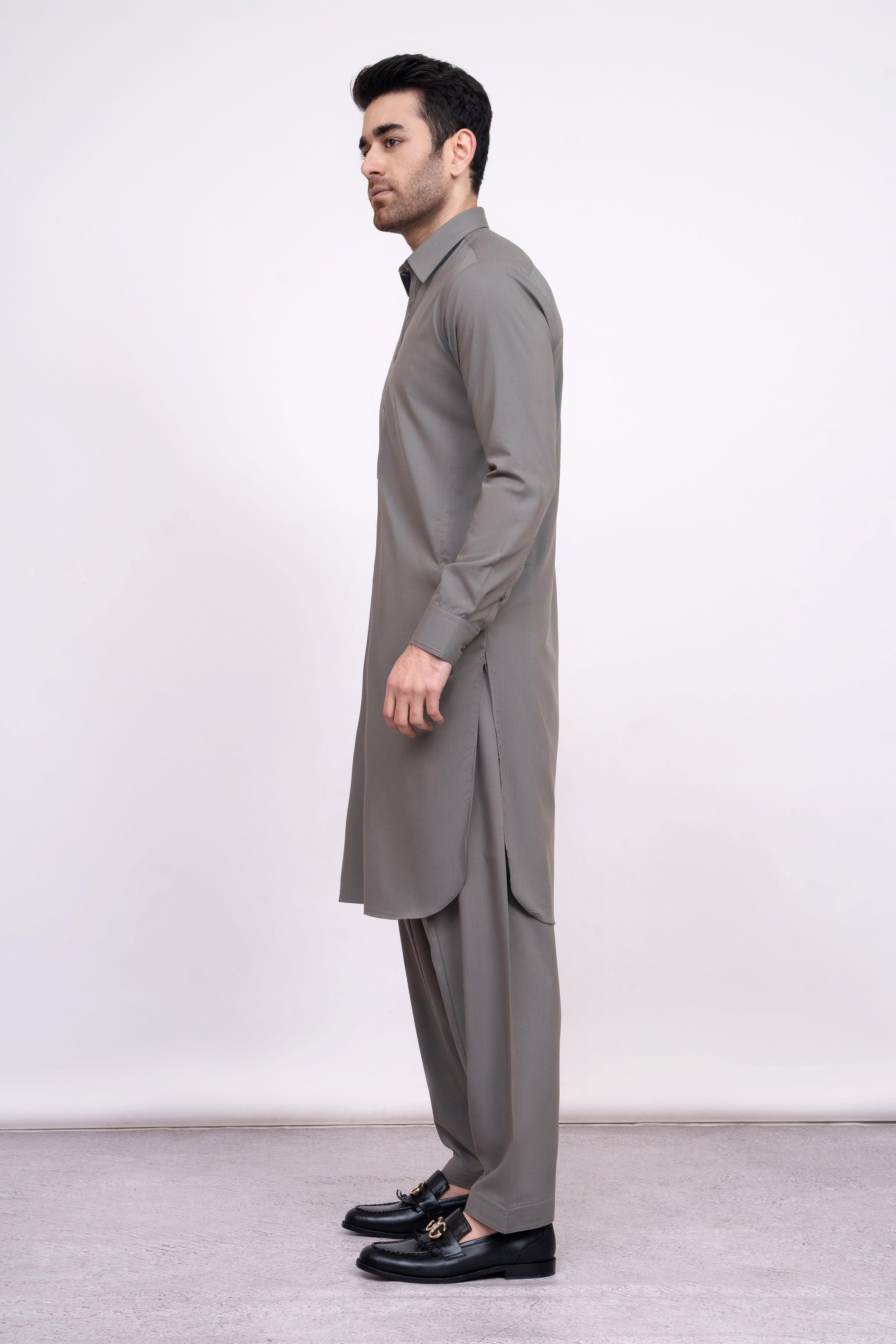 SHALWAR KAMEEZ GREY at Charcoal Clothing