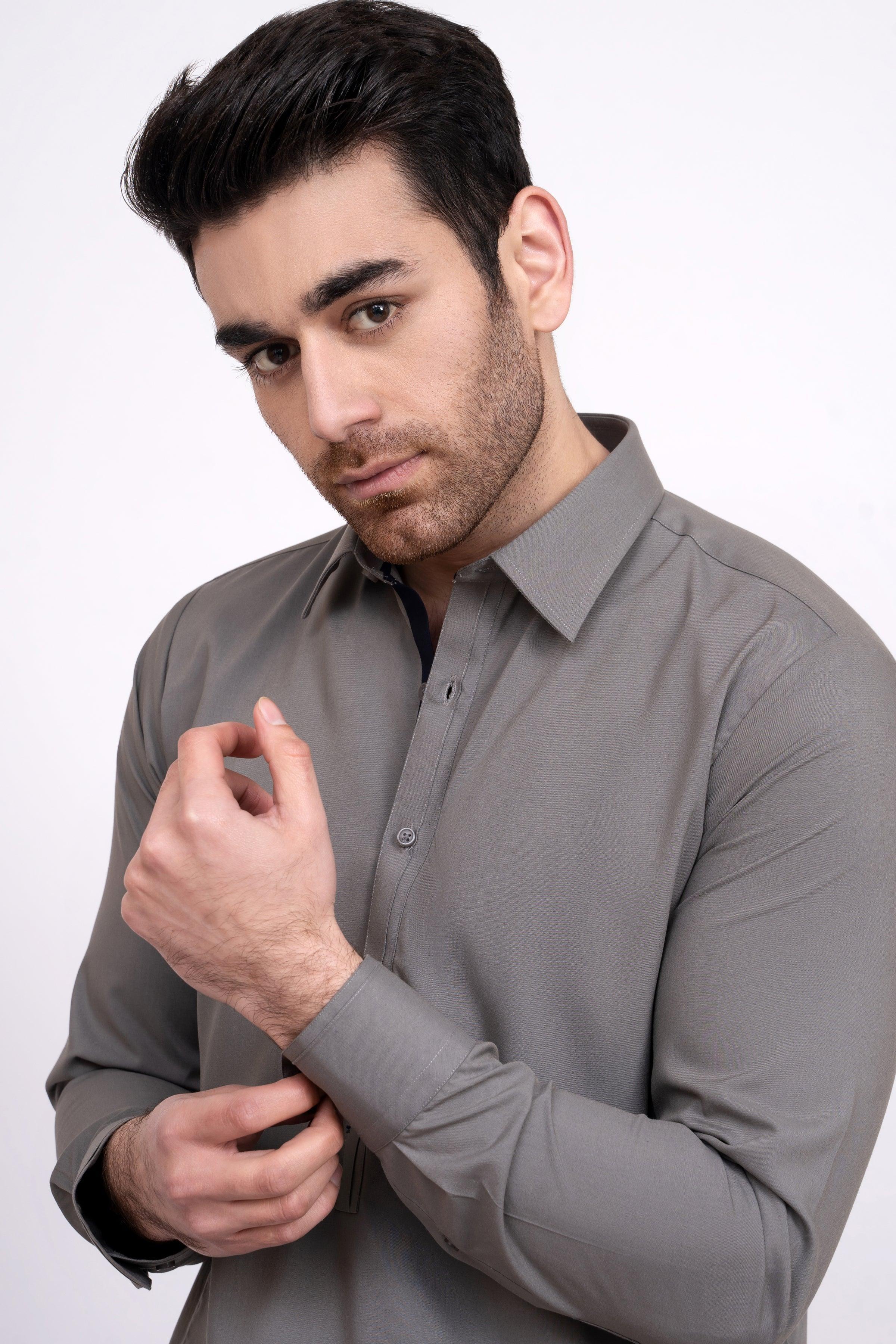 SHALWAR KAMEEZ GREY at Charcoal Clothing