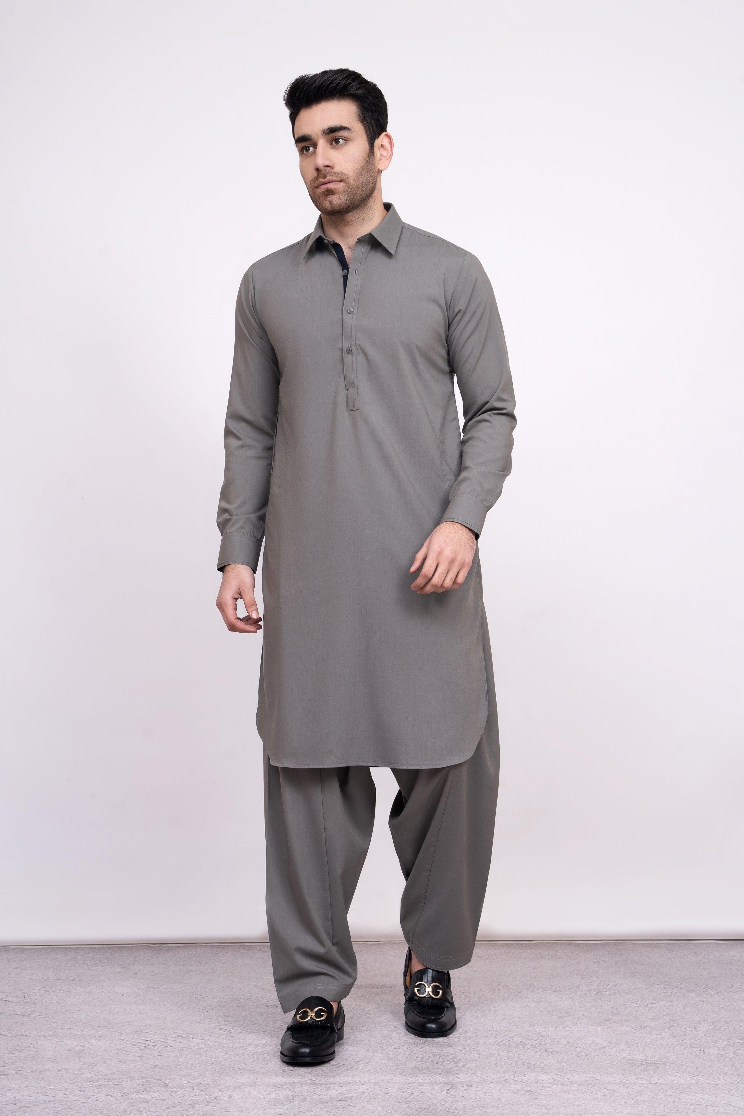 SHALWAR KAMEEZ GREY at Charcoal Clothing