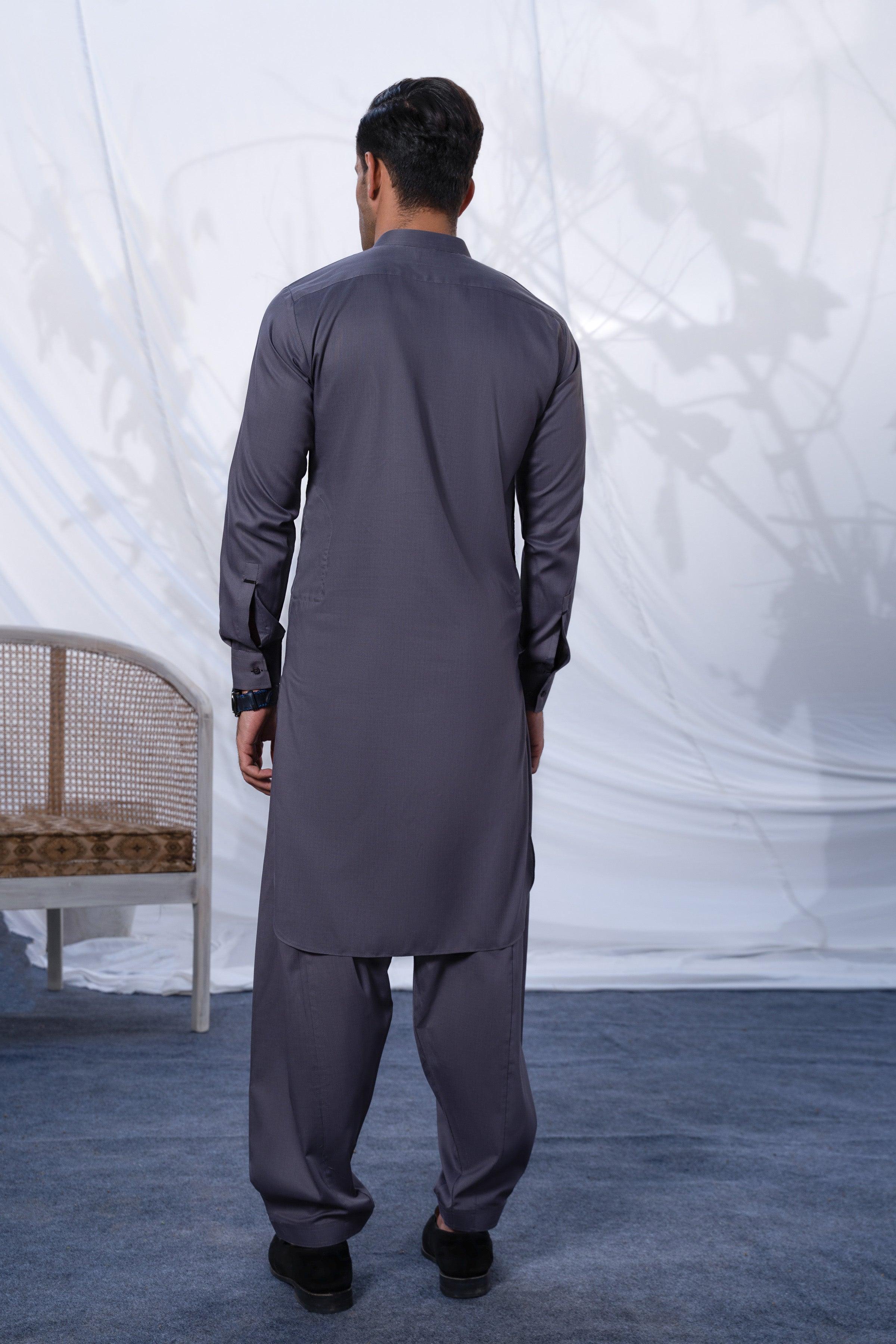 SHALWAR KAMEEZ GREY at Charcoal Clothing