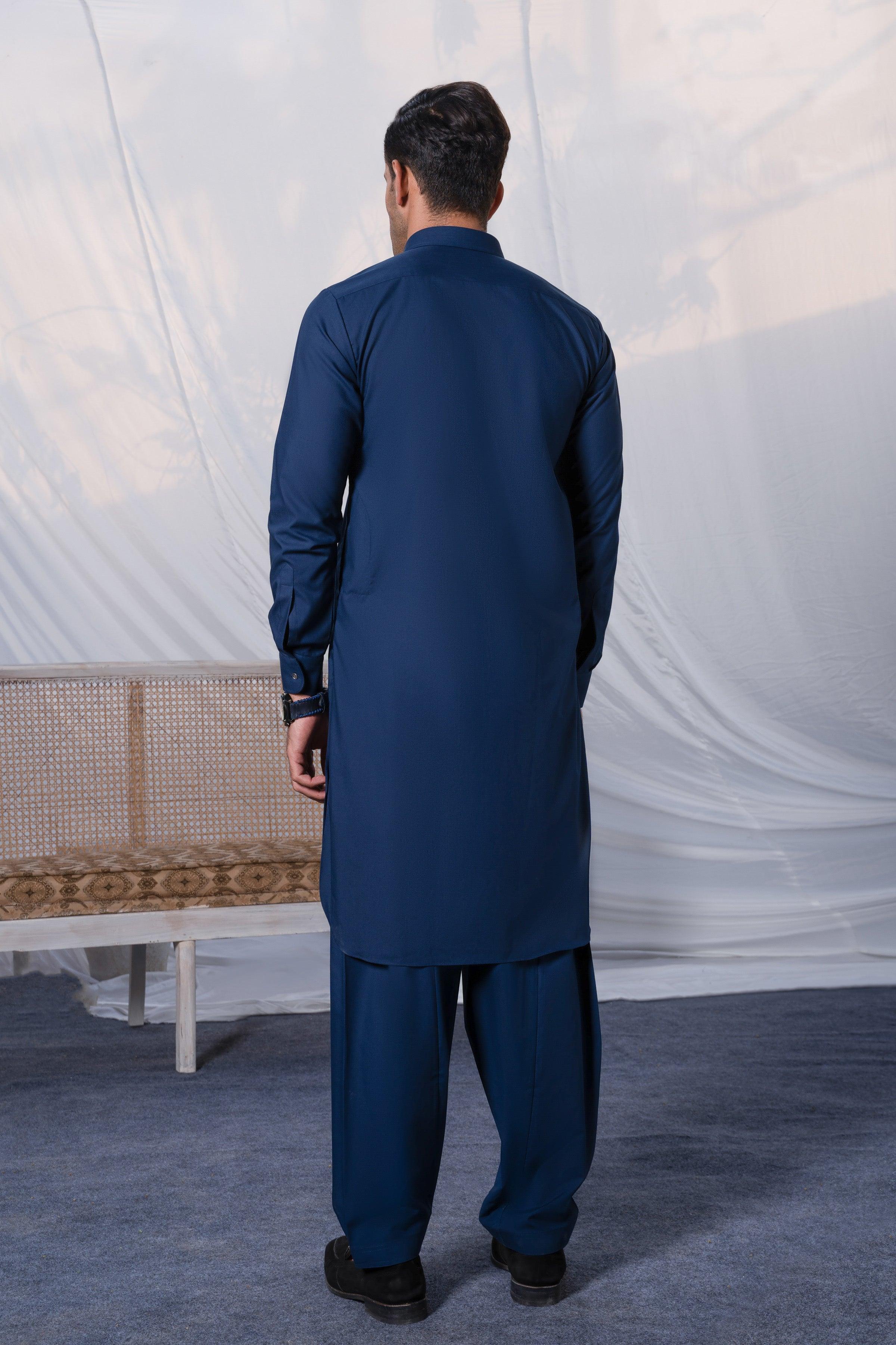 SHALWAR KAMEEZ INDIGO BLUE at Charcoal Clothing