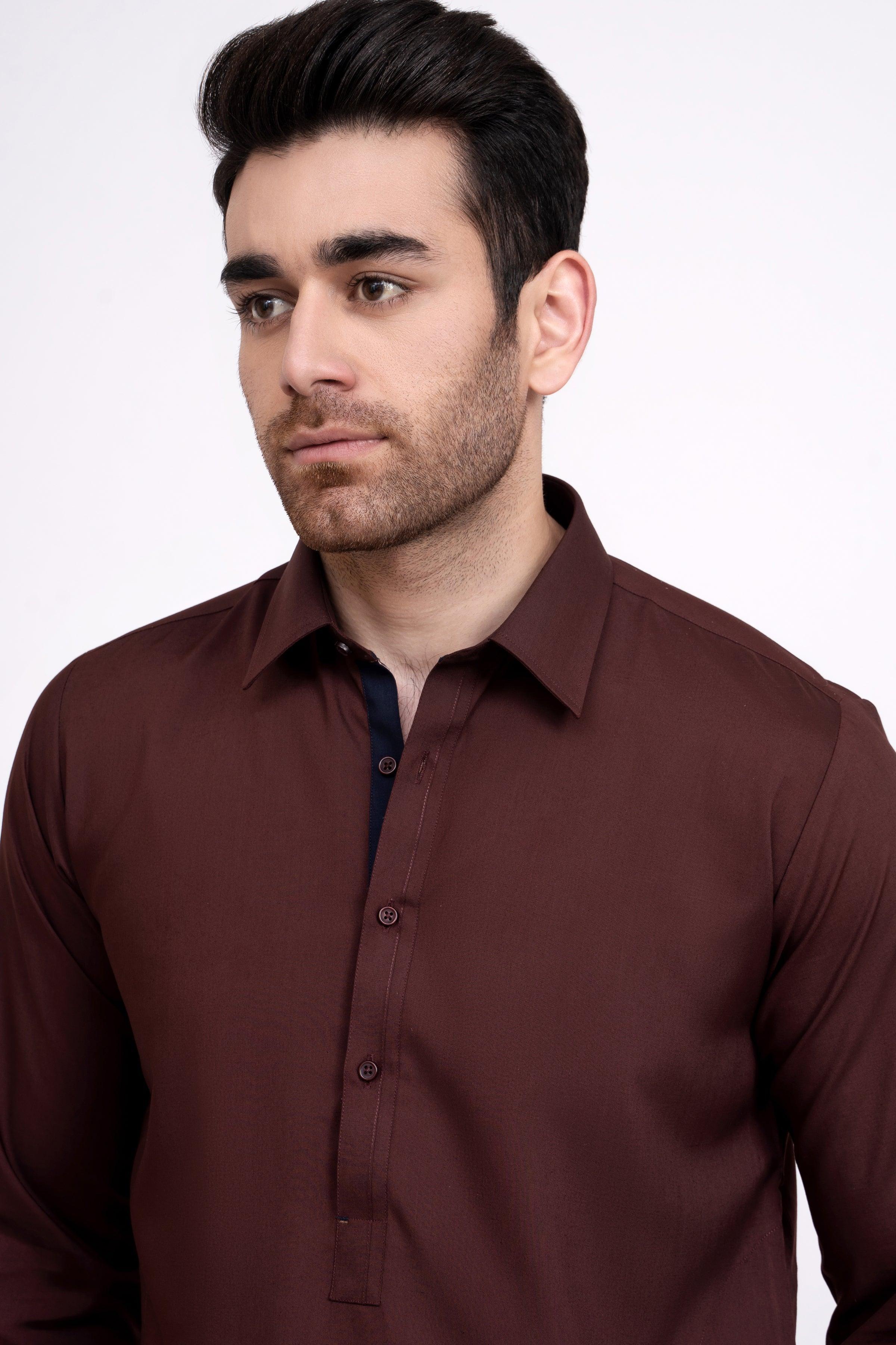 SHALWAR KAMEEZ MAROON at Charcoal Clothing