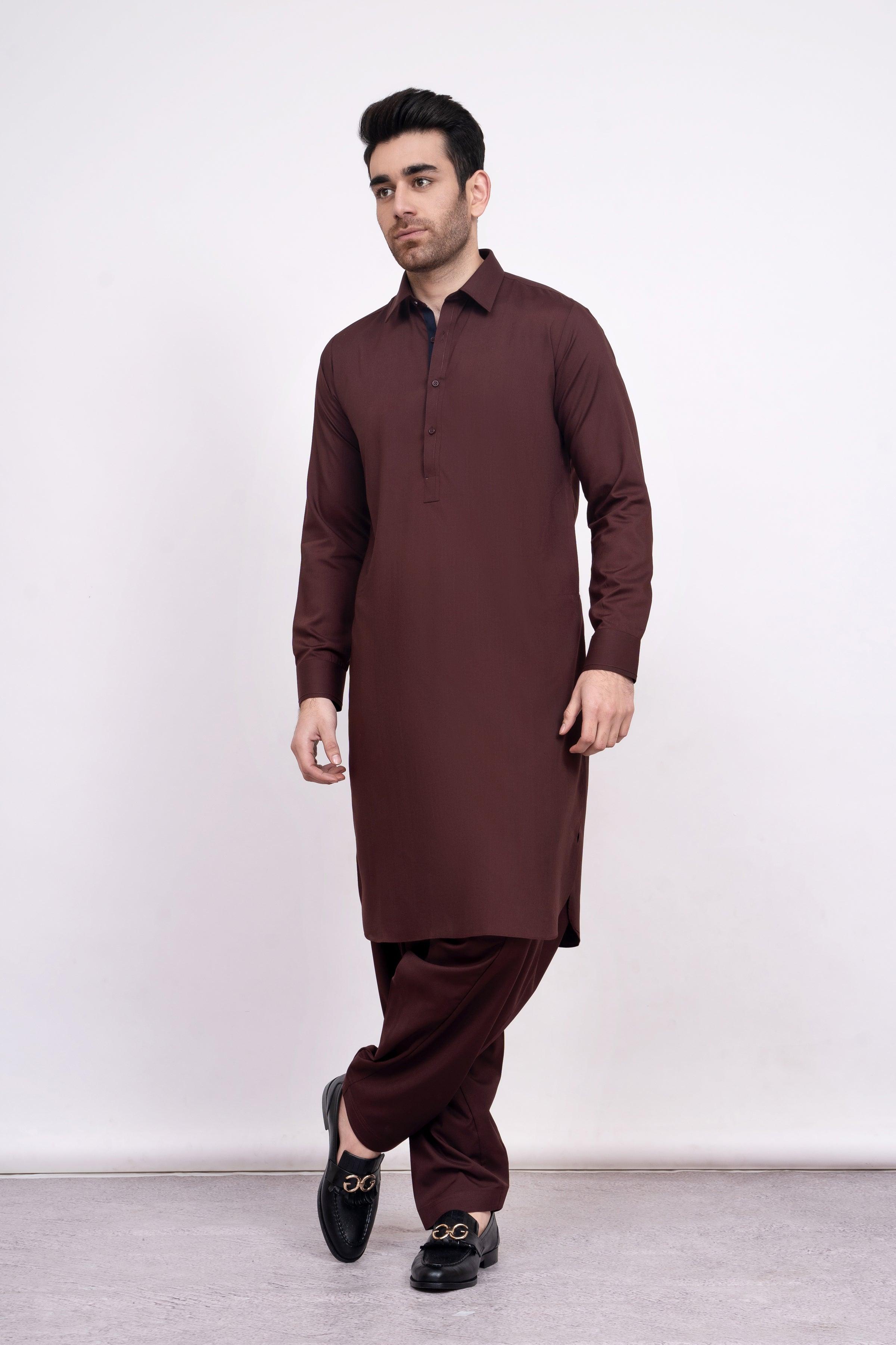 SHALWAR KAMEEZ MAROON at Charcoal Clothing