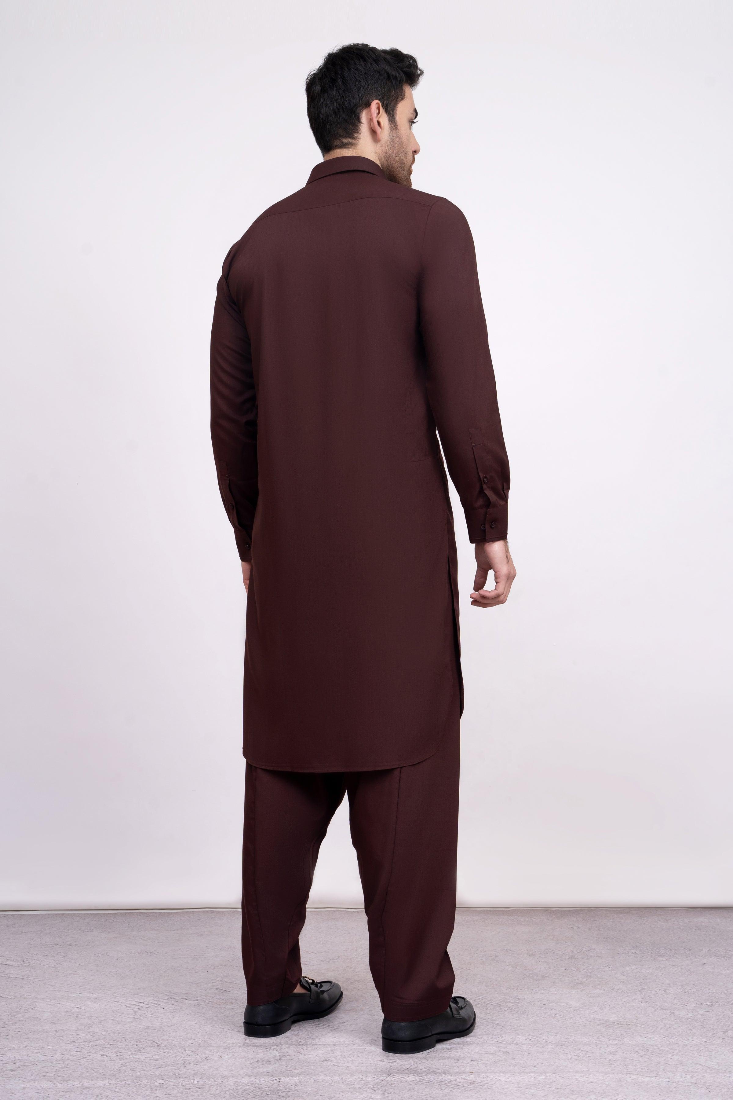 SHALWAR KAMEEZ MAROON at Charcoal Clothing