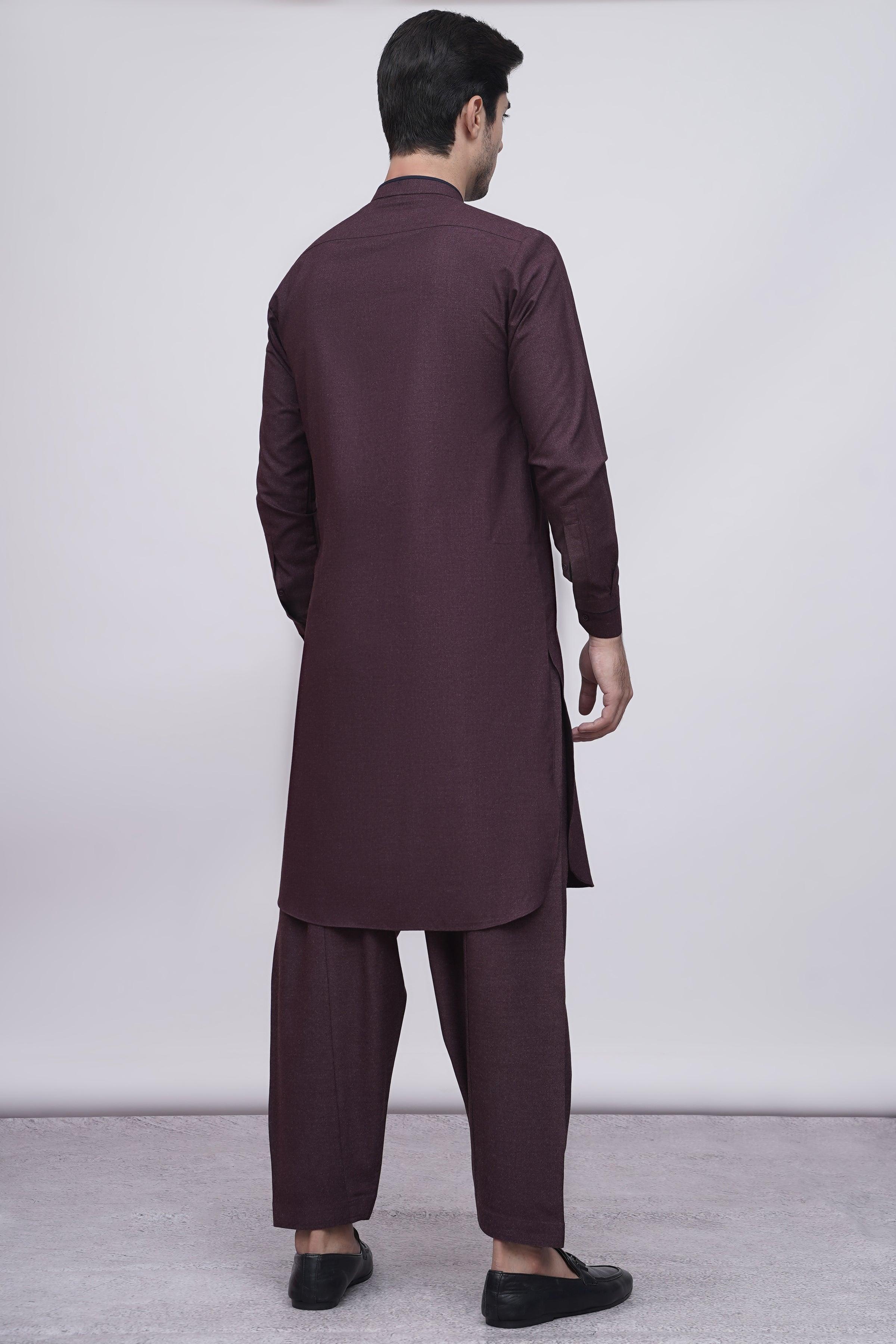 SHALWAR KAMEEZ MAROON at Charcoal Clothing