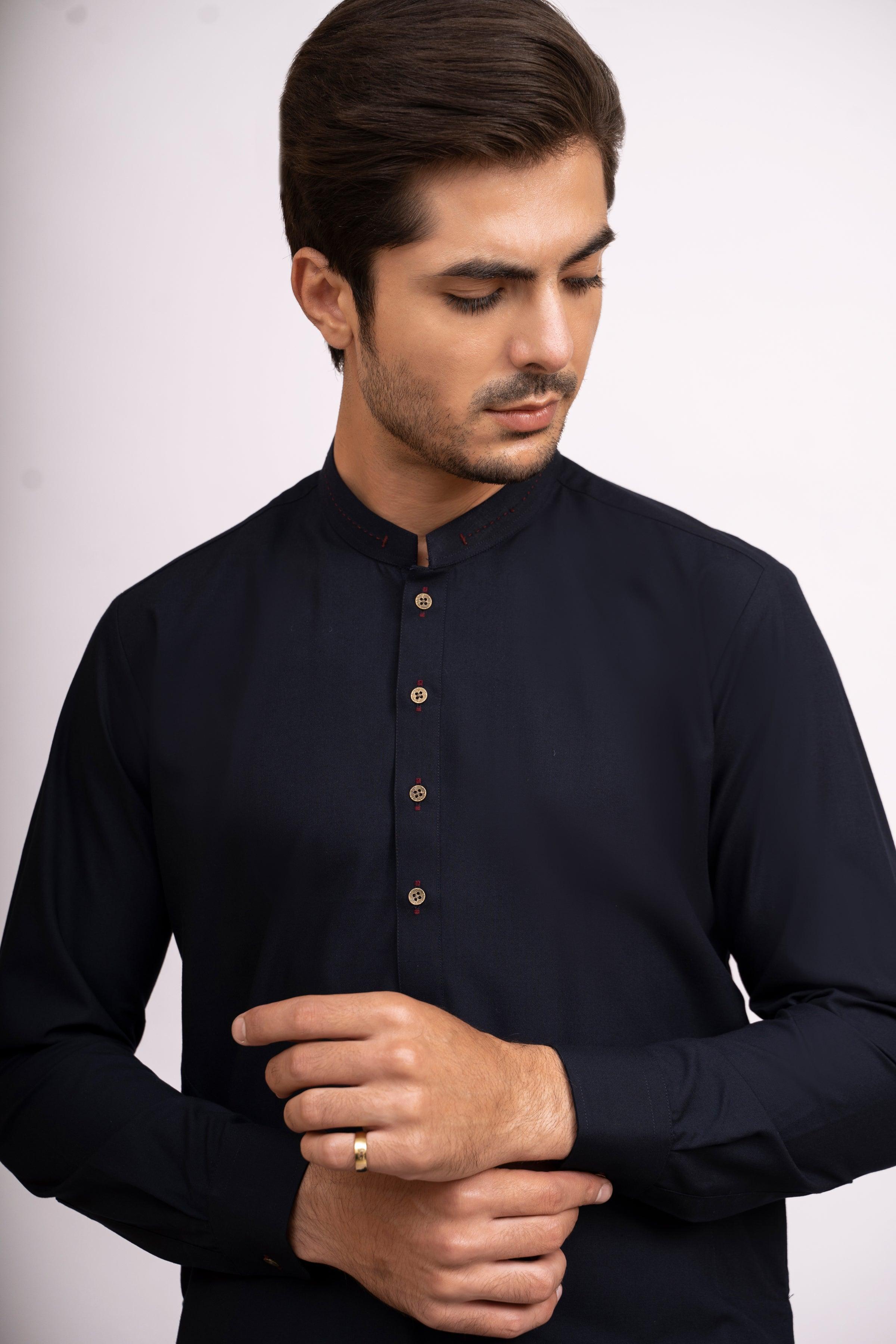 SHALWAR KAMEEZ NAVY at Charcoal Clothing