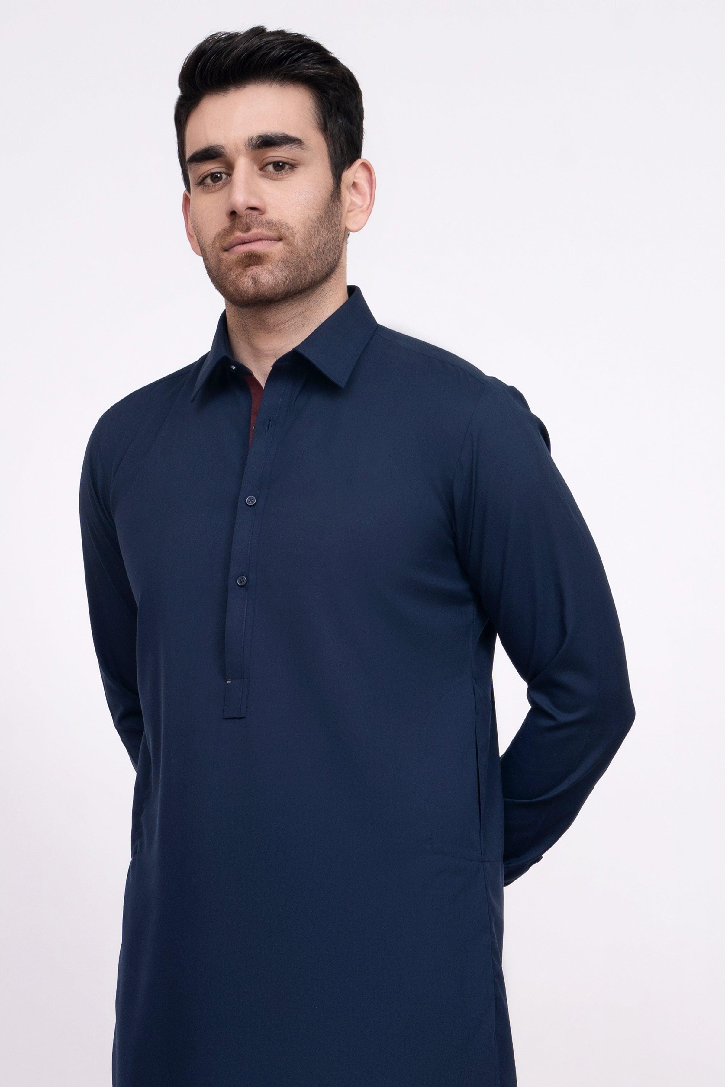 SHALWAR KAMEEZ NAVY at Charcoal Clothing