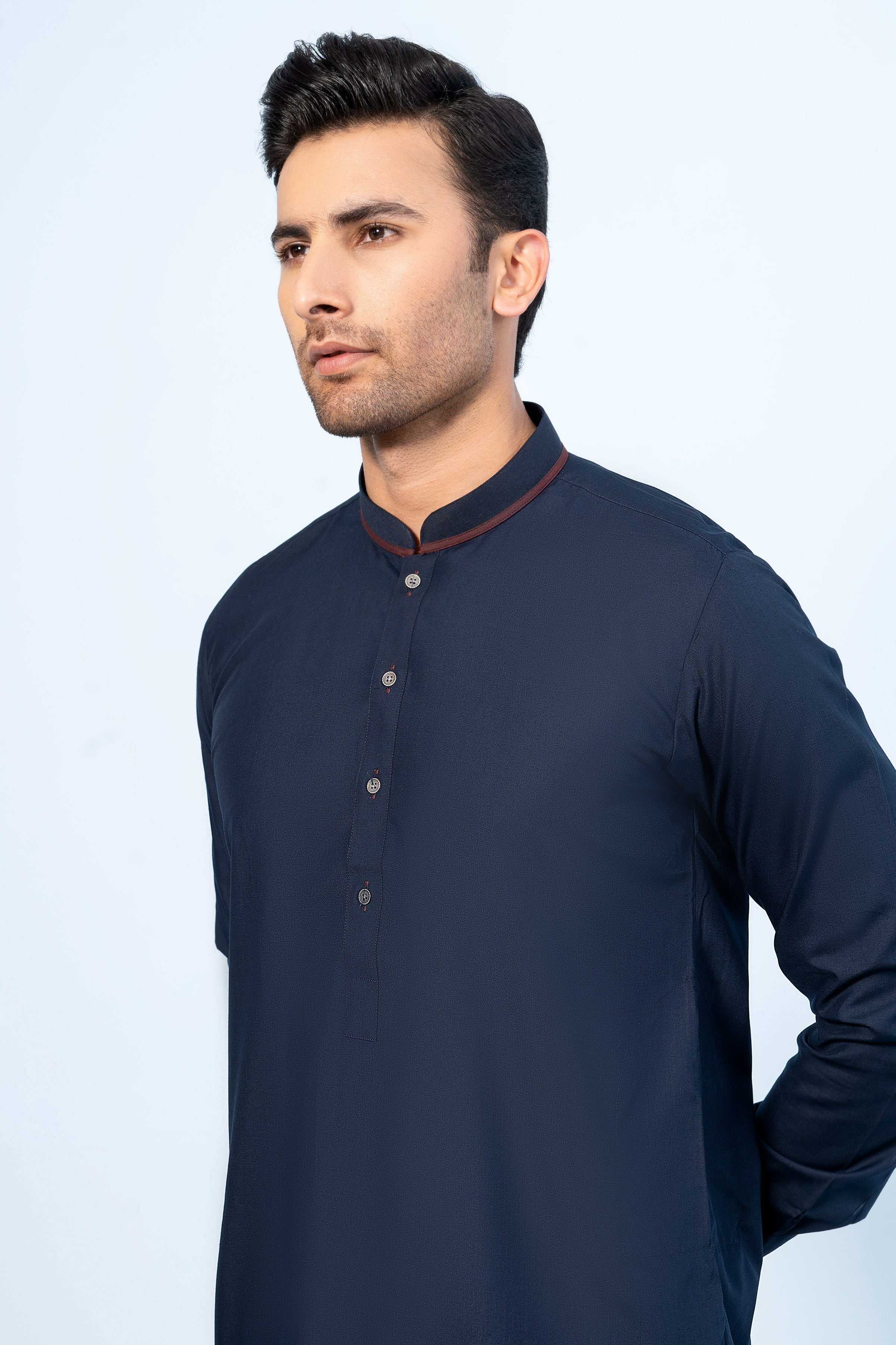 SHALWAR KAMEEZ NAVY at Charcoal Clothing