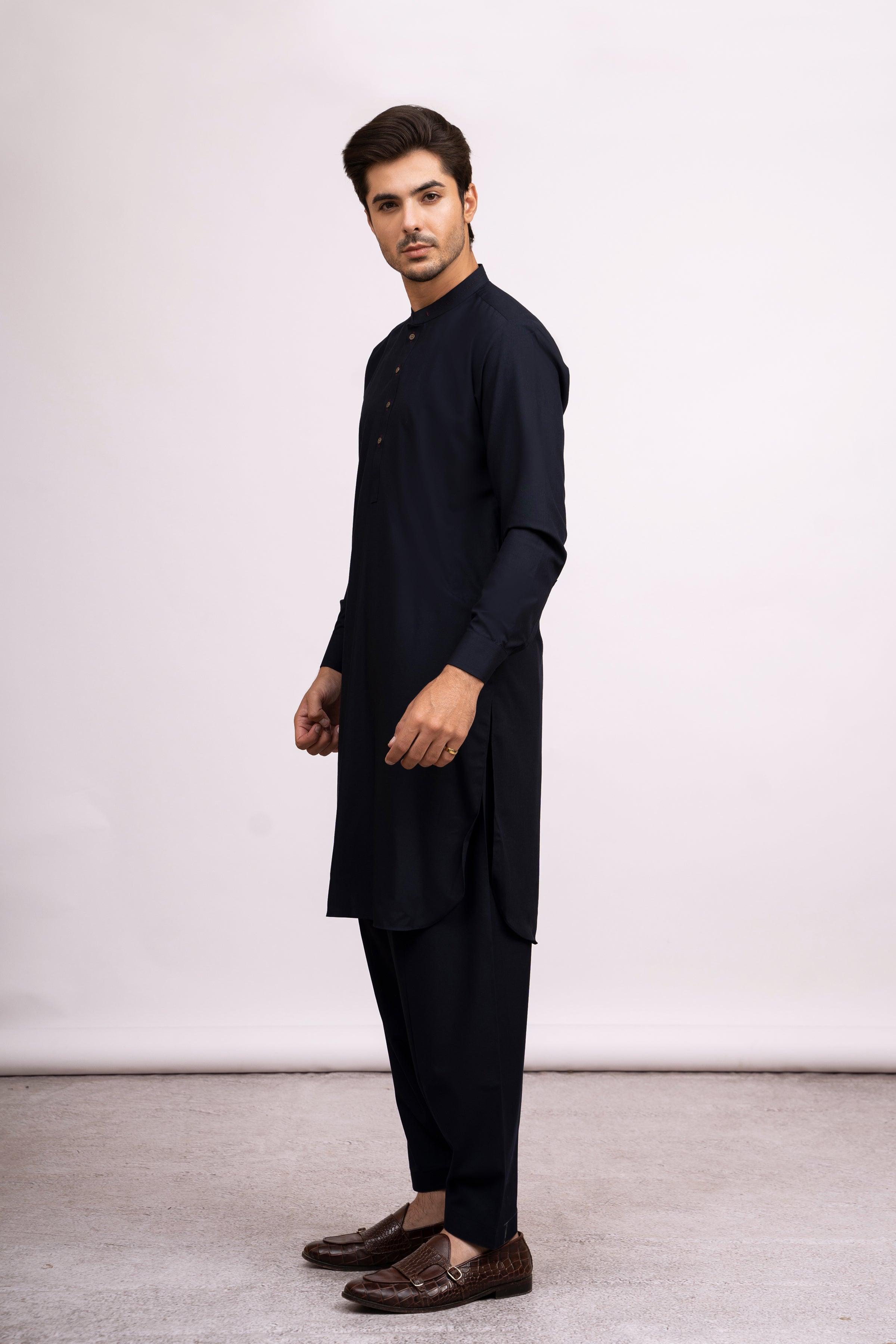 SHALWAR KAMEEZ NAVY at Charcoal Clothing