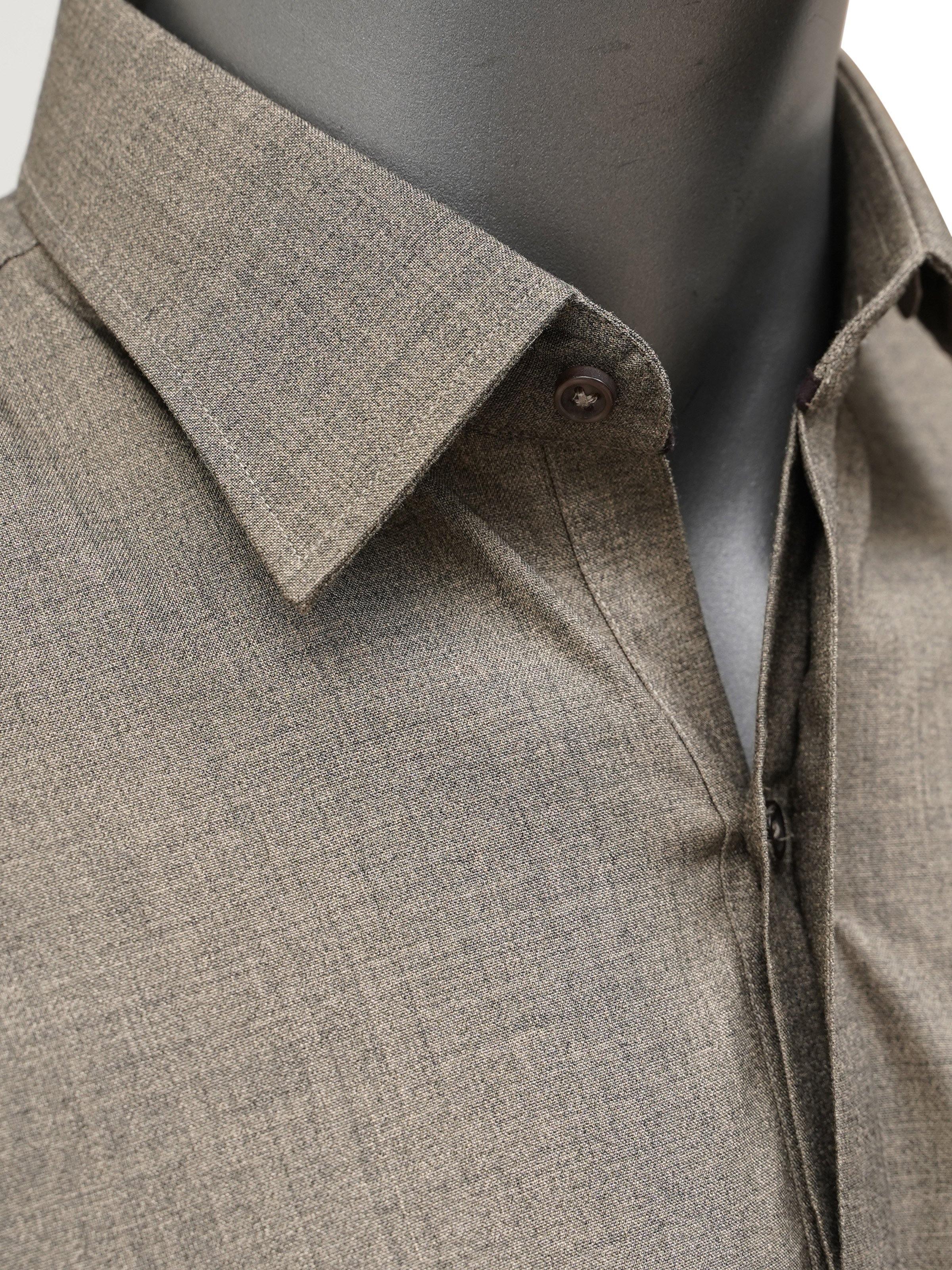 Olive green collar and button placket detail on shalwar kameez top