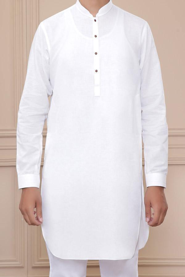 SHORT KURTA WHITE at Charcoal Clothing