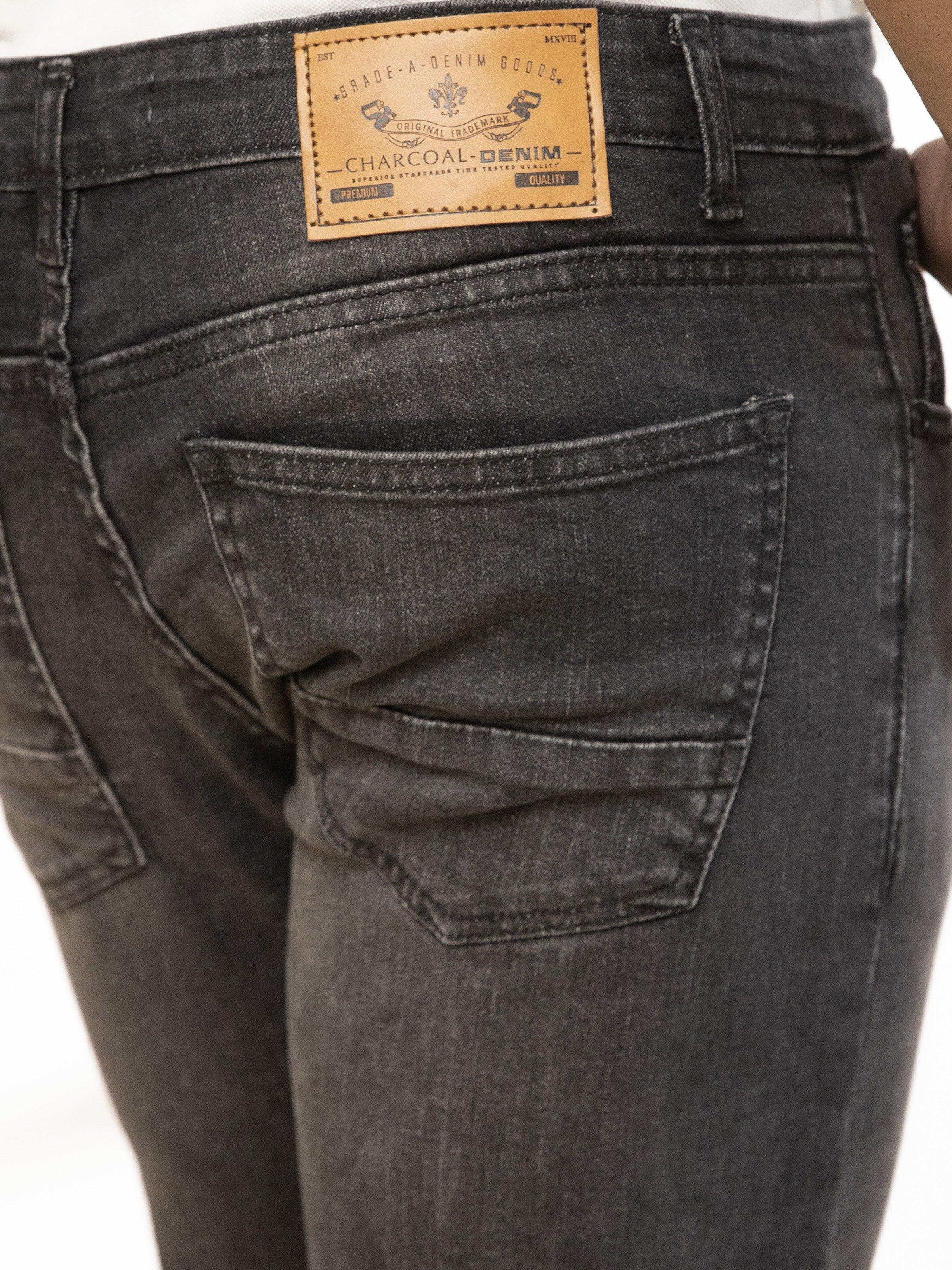 SKINNY LEG JEANS CHARCOAL at Charcoal Clothing