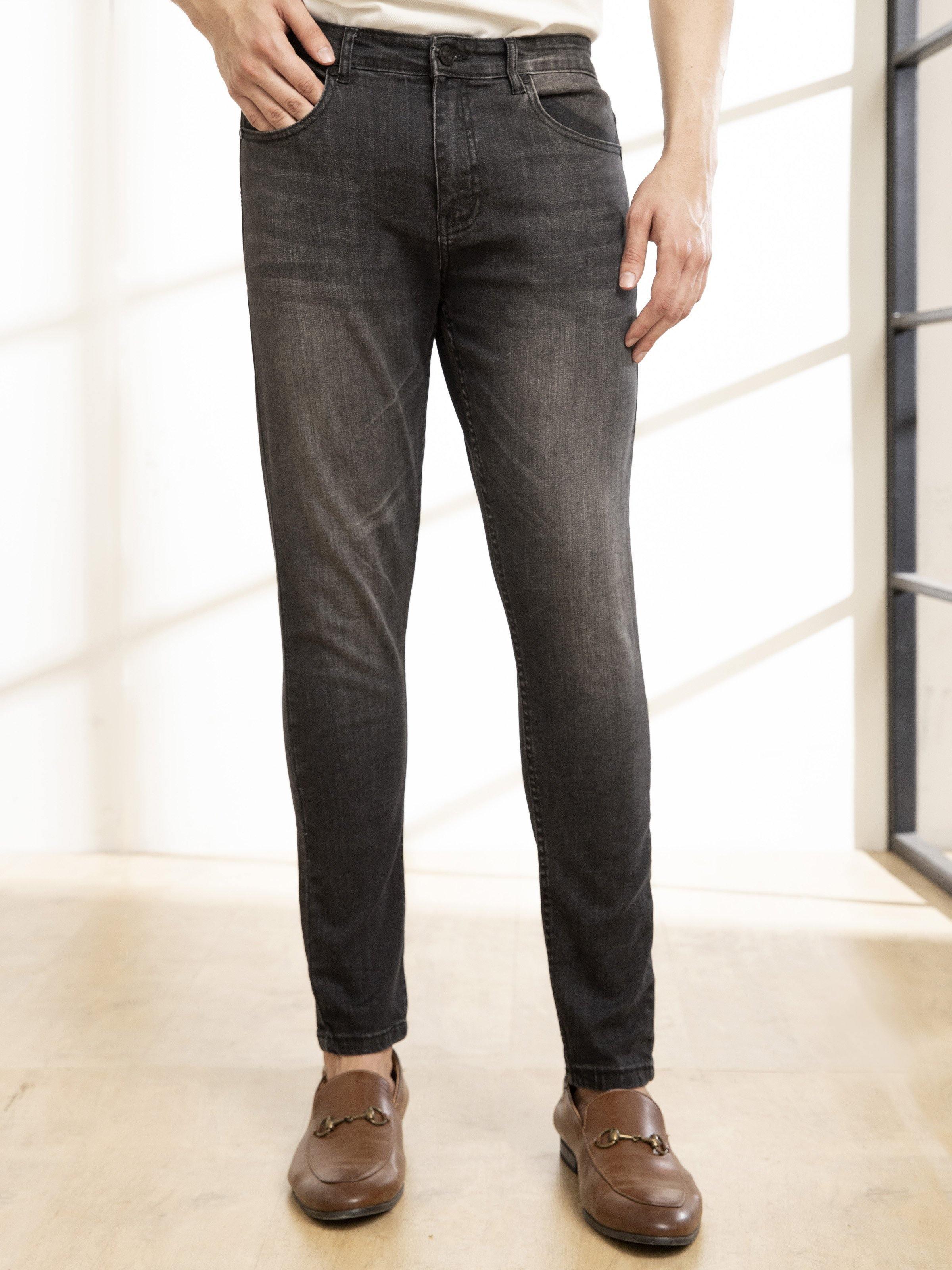 SKINNY LEG JEANS CHARCOAL at Charcoal Clothing