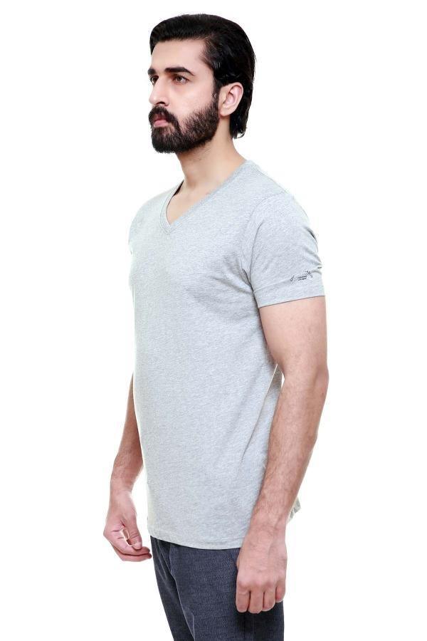 SLEEP WEAR T SHIRT GREY HEATHER at Charcoal Clothing