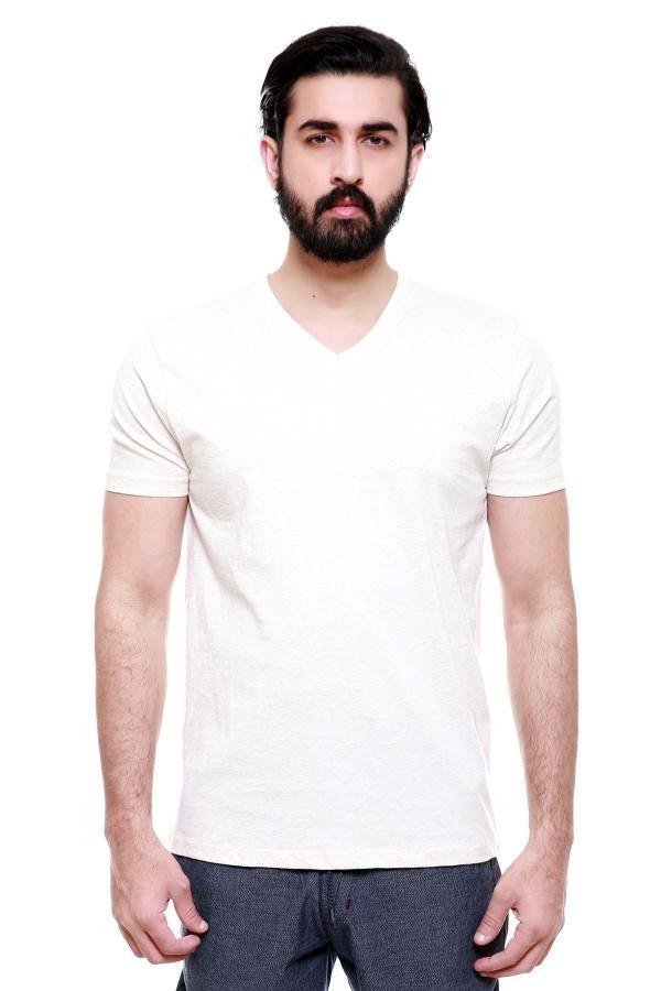 SLEEP WEAR T SHIRT OATMEAL at Charcoal Clothing