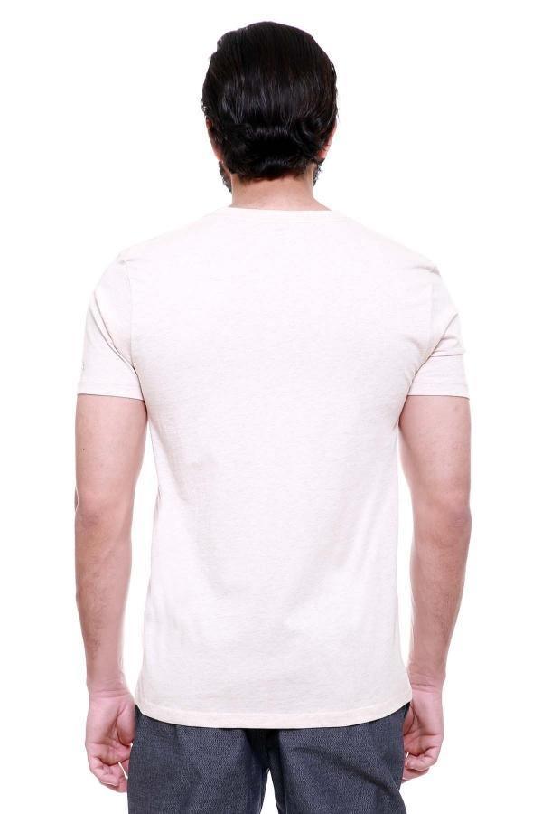 SLEEP WEAR T SHIRT OATMEAL at Charcoal Clothing