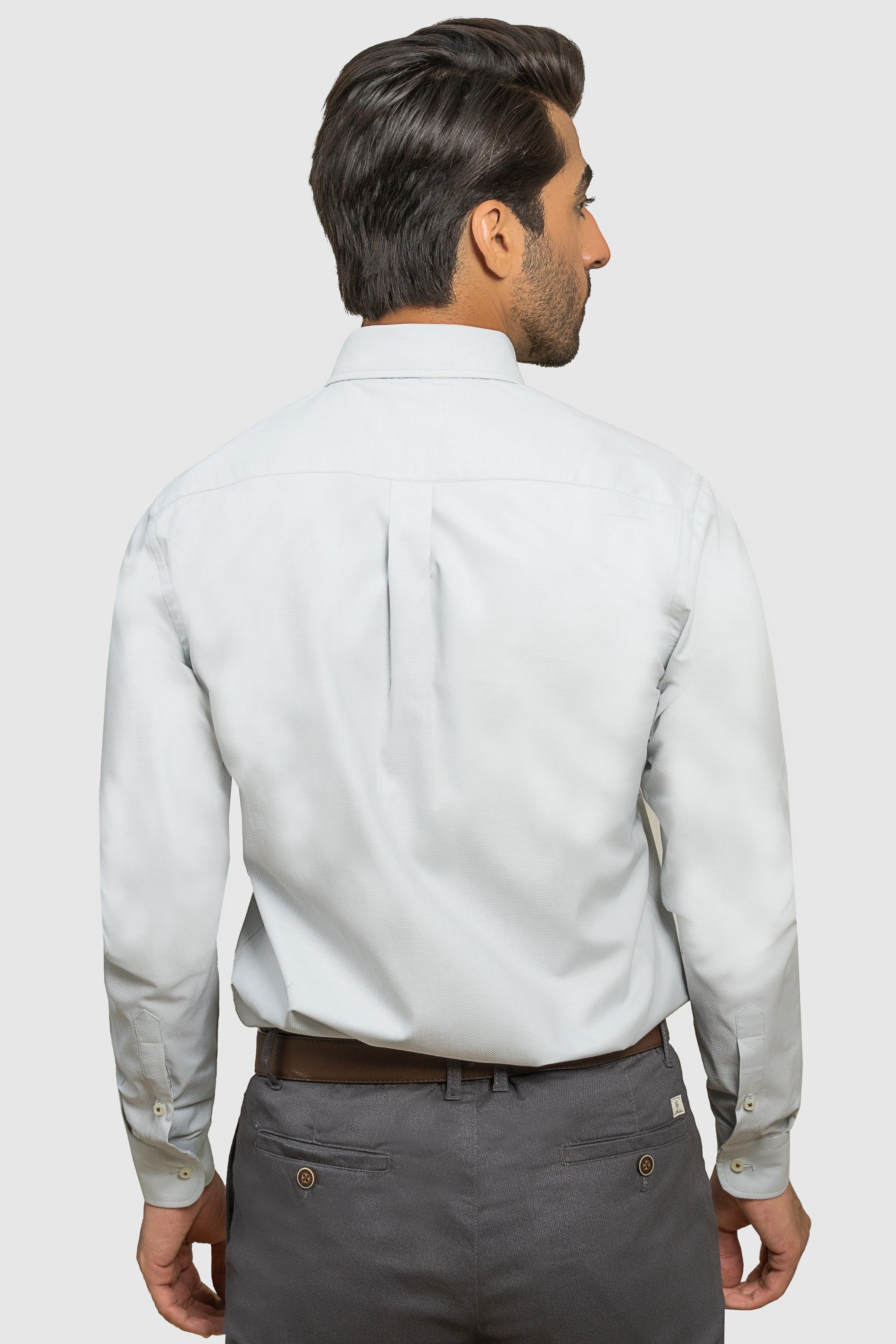 SMART SHIRT ASH GREY at Charcoal Clothing