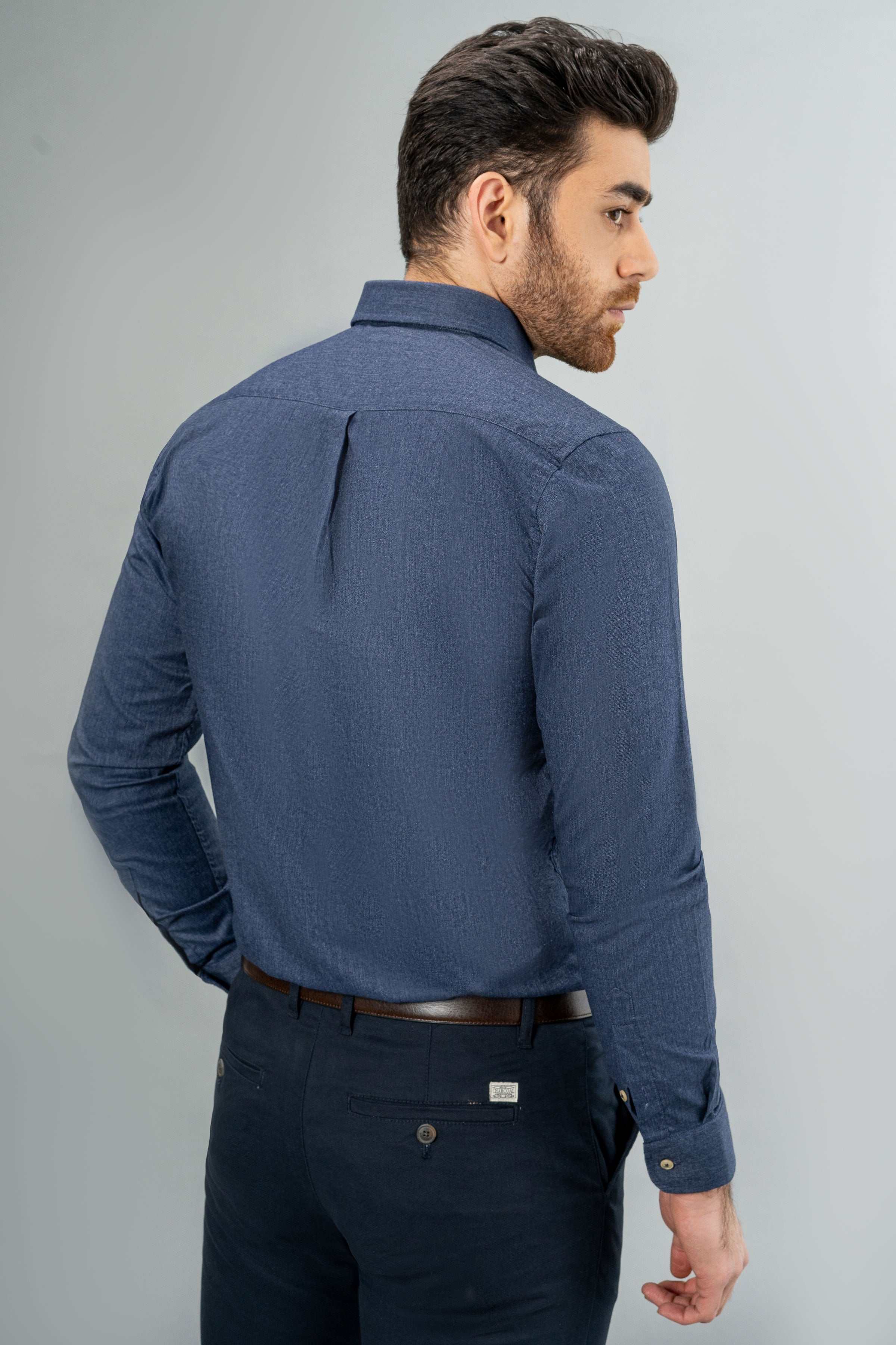 SMART SHIRT BLUE at Charcoal Clothing