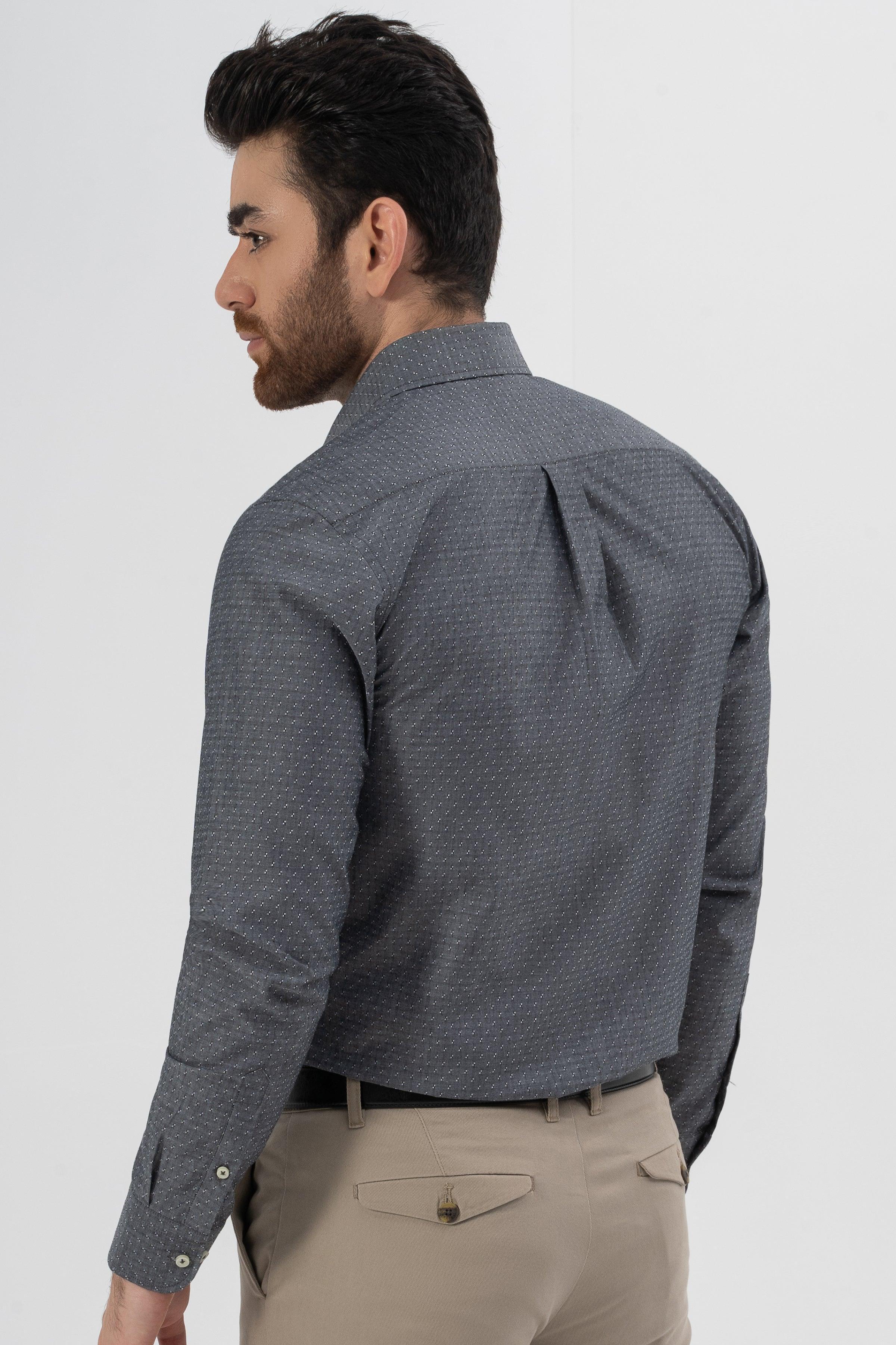 SMART SHIRT CHARCOAL GREY at Charcoal Clothing
