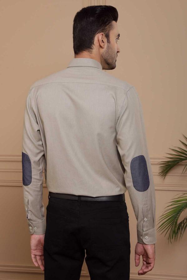 SMART SHIRT FULL SLEEVE SLIM FIT LIGHT GREEN at Charcoal Clothing