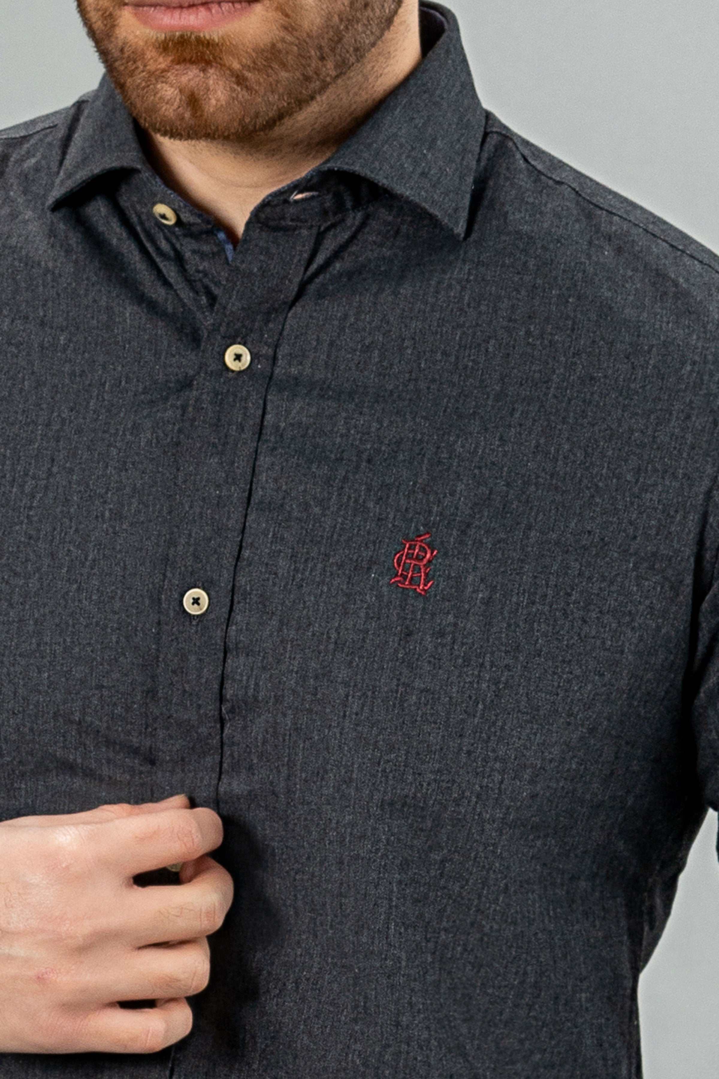 SMART SHIRT GREY at Charcoal Clothing