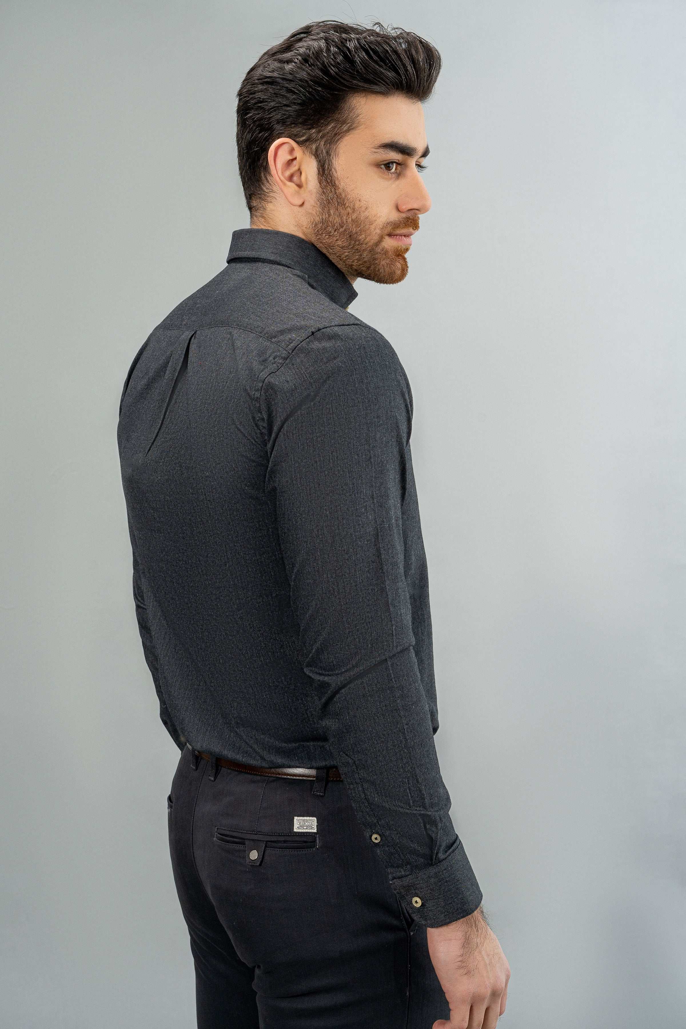 SMART SHIRT GREY at Charcoal Clothing