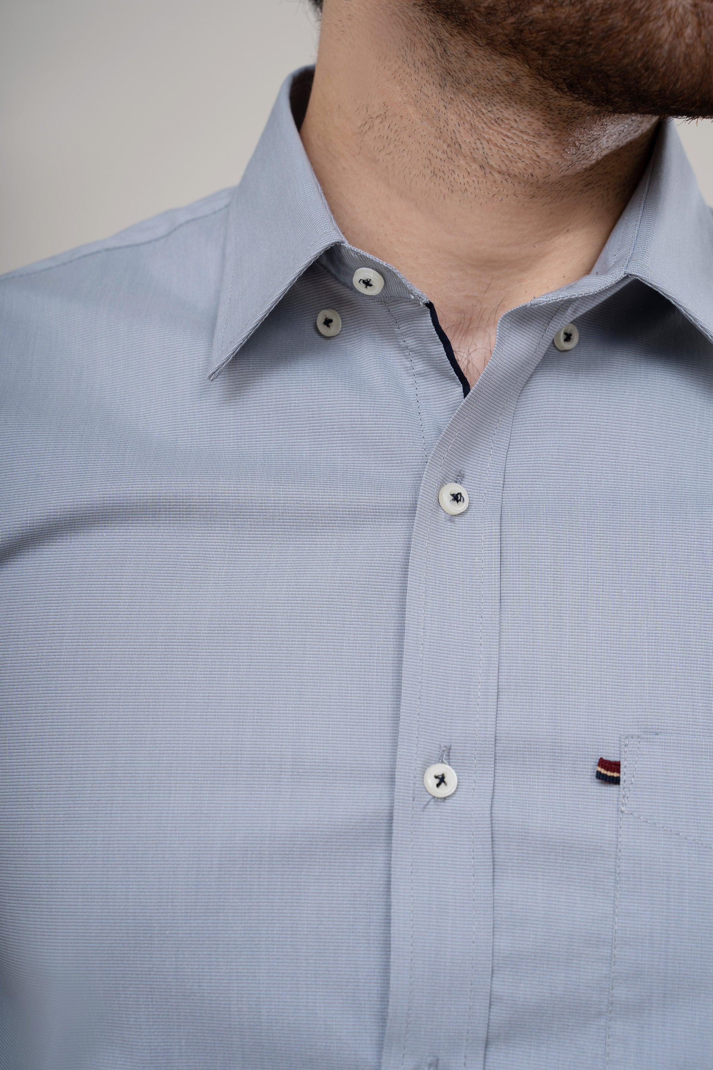 SMART SHIRT GREY at Charcoal Clothing