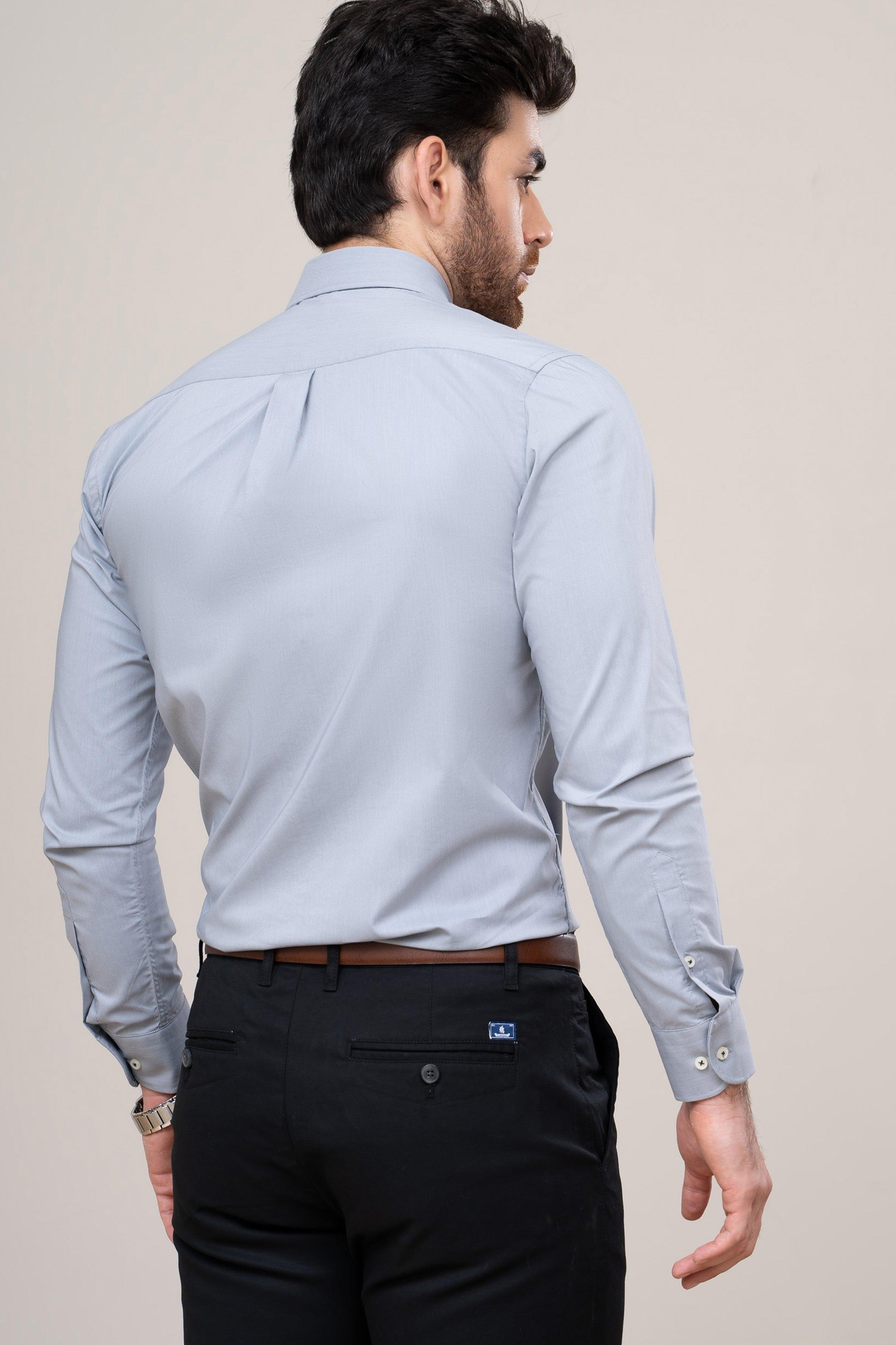 SMART SHIRT GREY at Charcoal Clothing