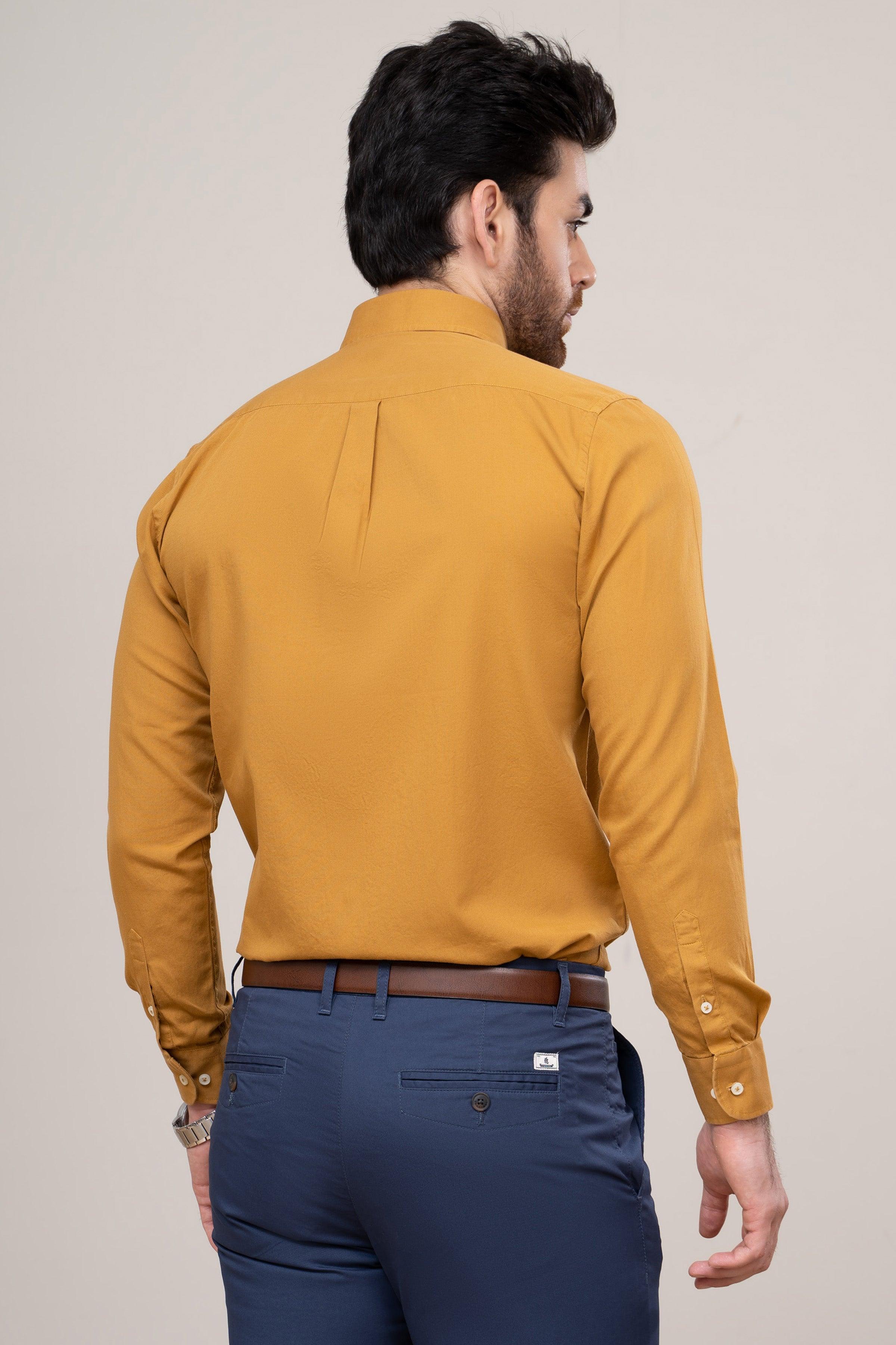 SMART SHIRT KHAKI at Charcoal Clothing