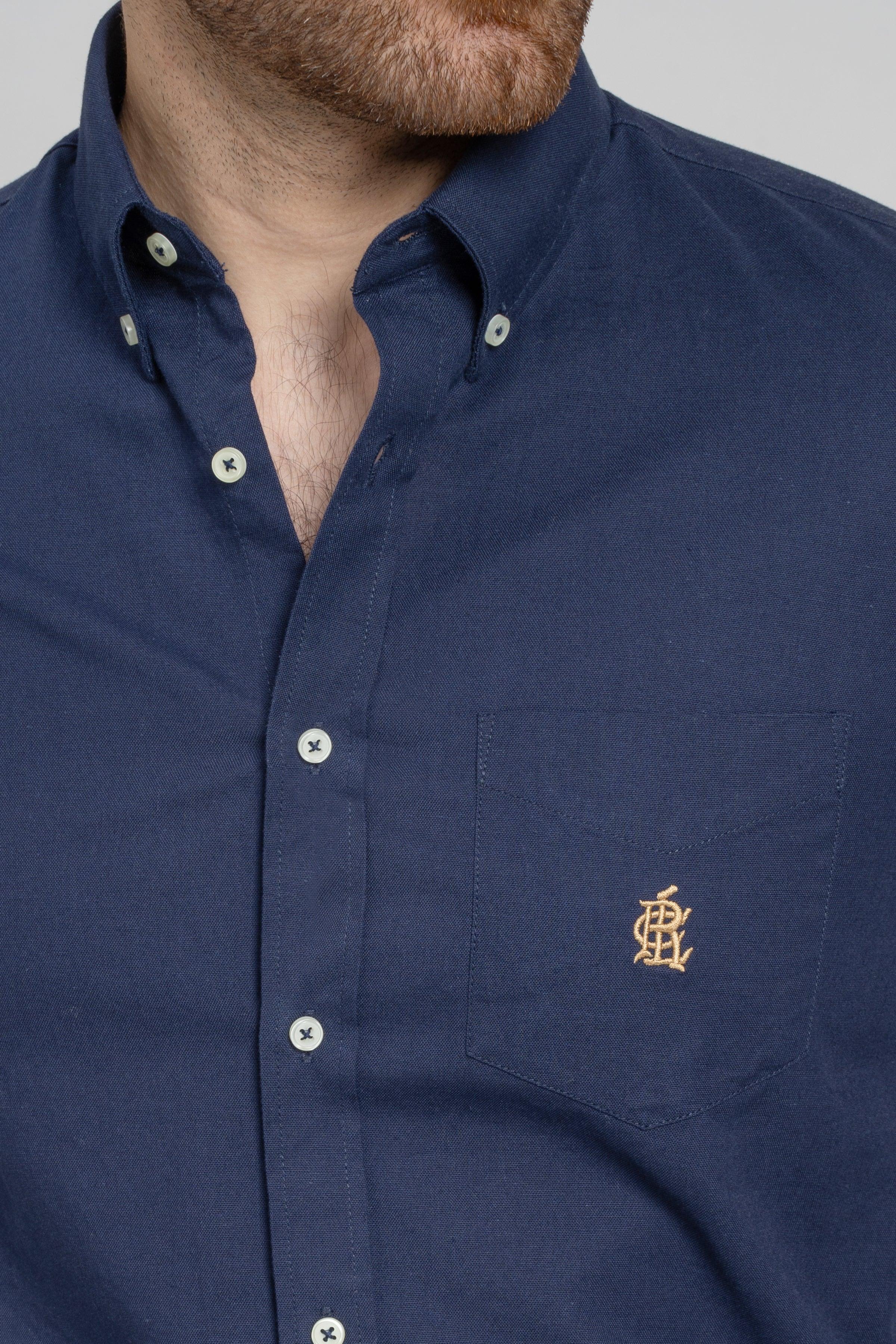 SMART SHIRT NAVY at Charcoal Clothing