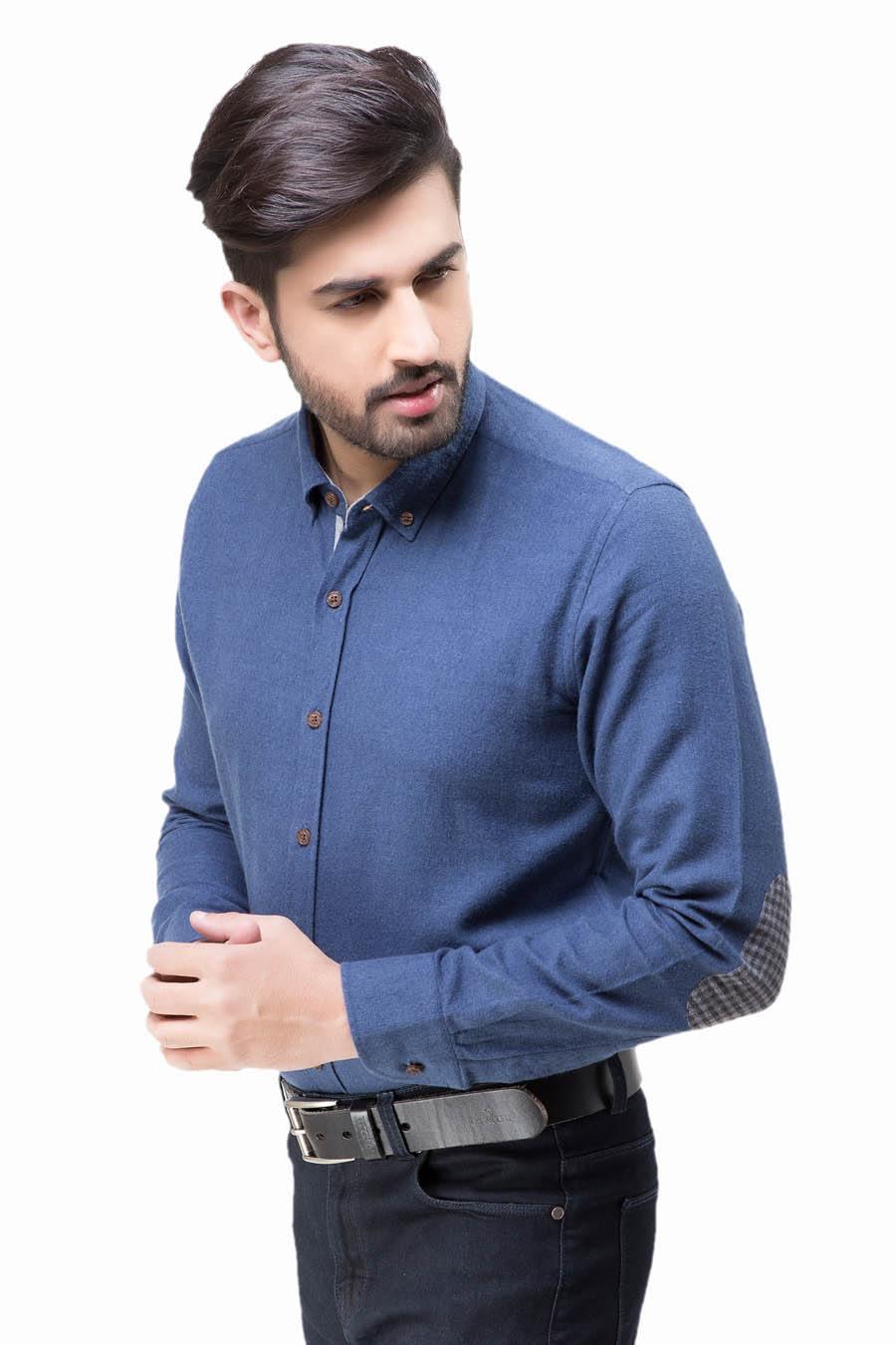 SMART SHIRT Navy Blue at Charcoal Clothing