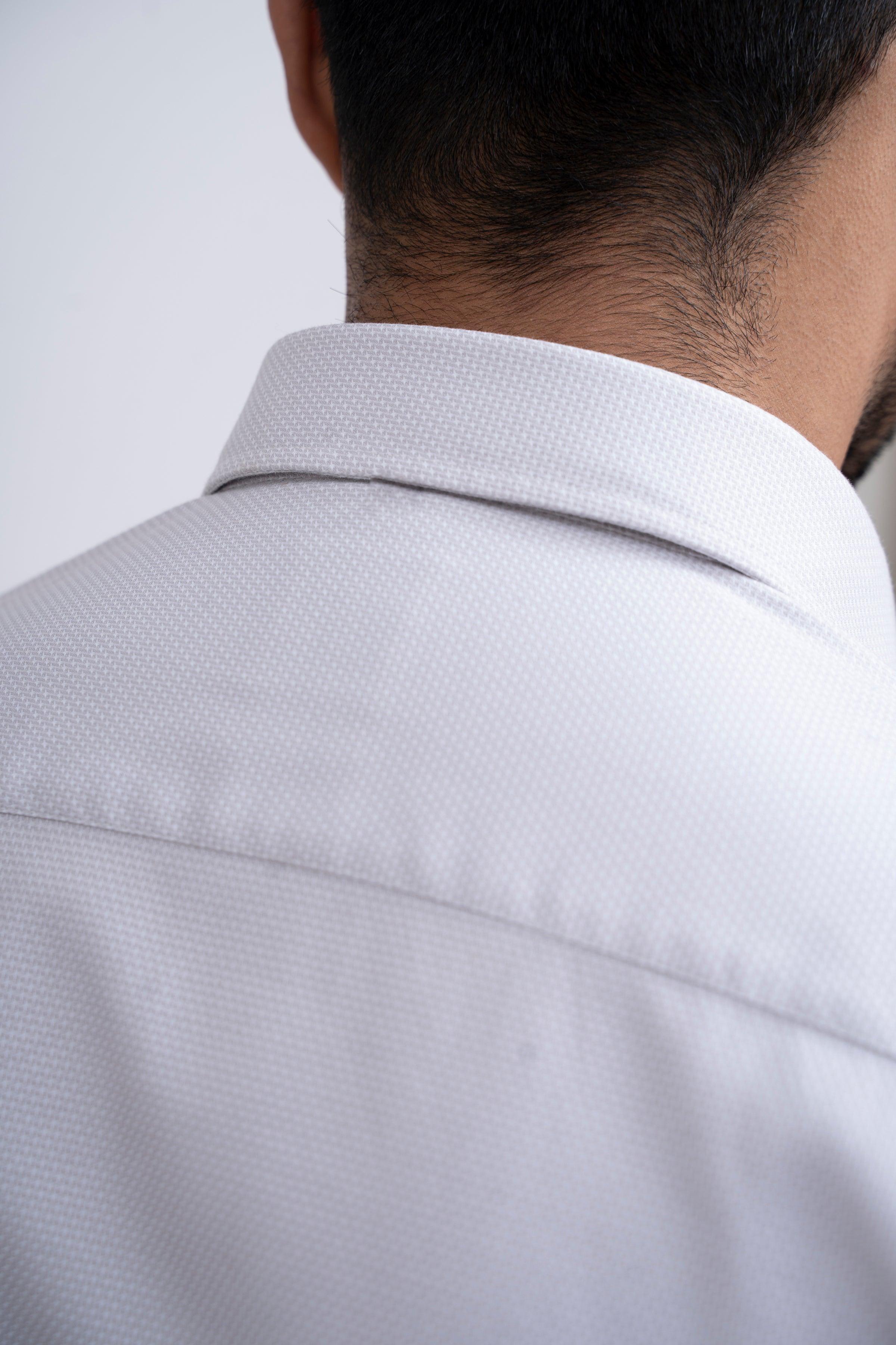 SMART SHIRT OFF WHITE at Charcoal Clothing