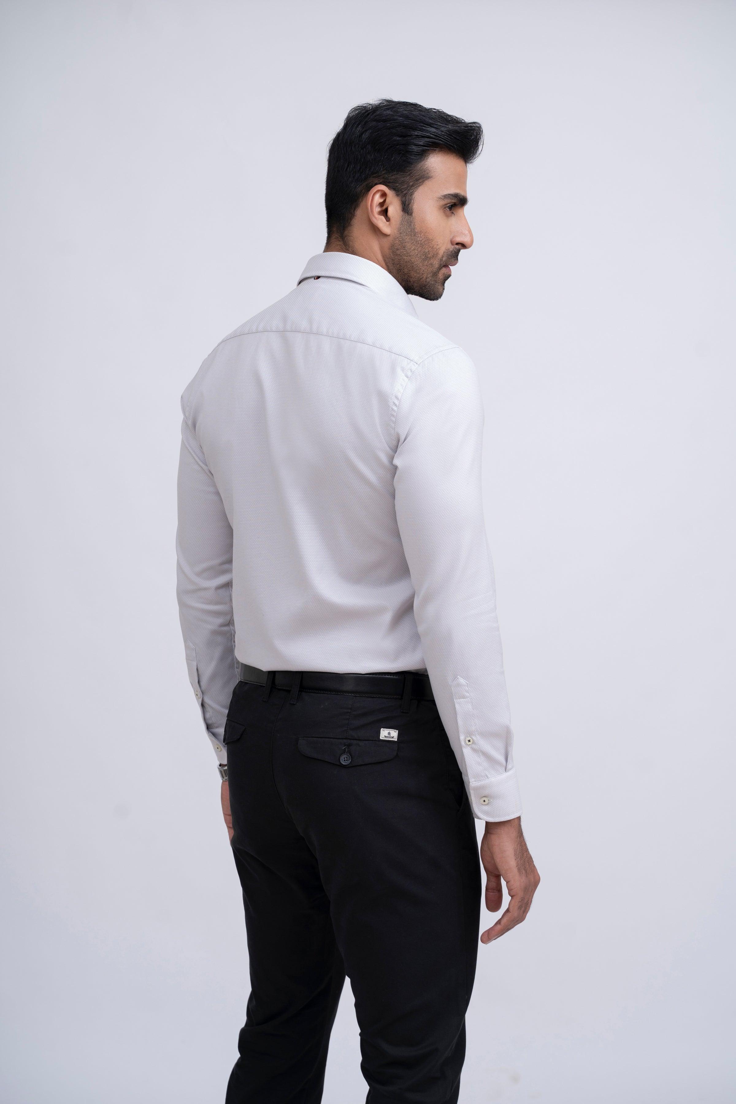 SMART SHIRT OFF WHITE at Charcoal Clothing