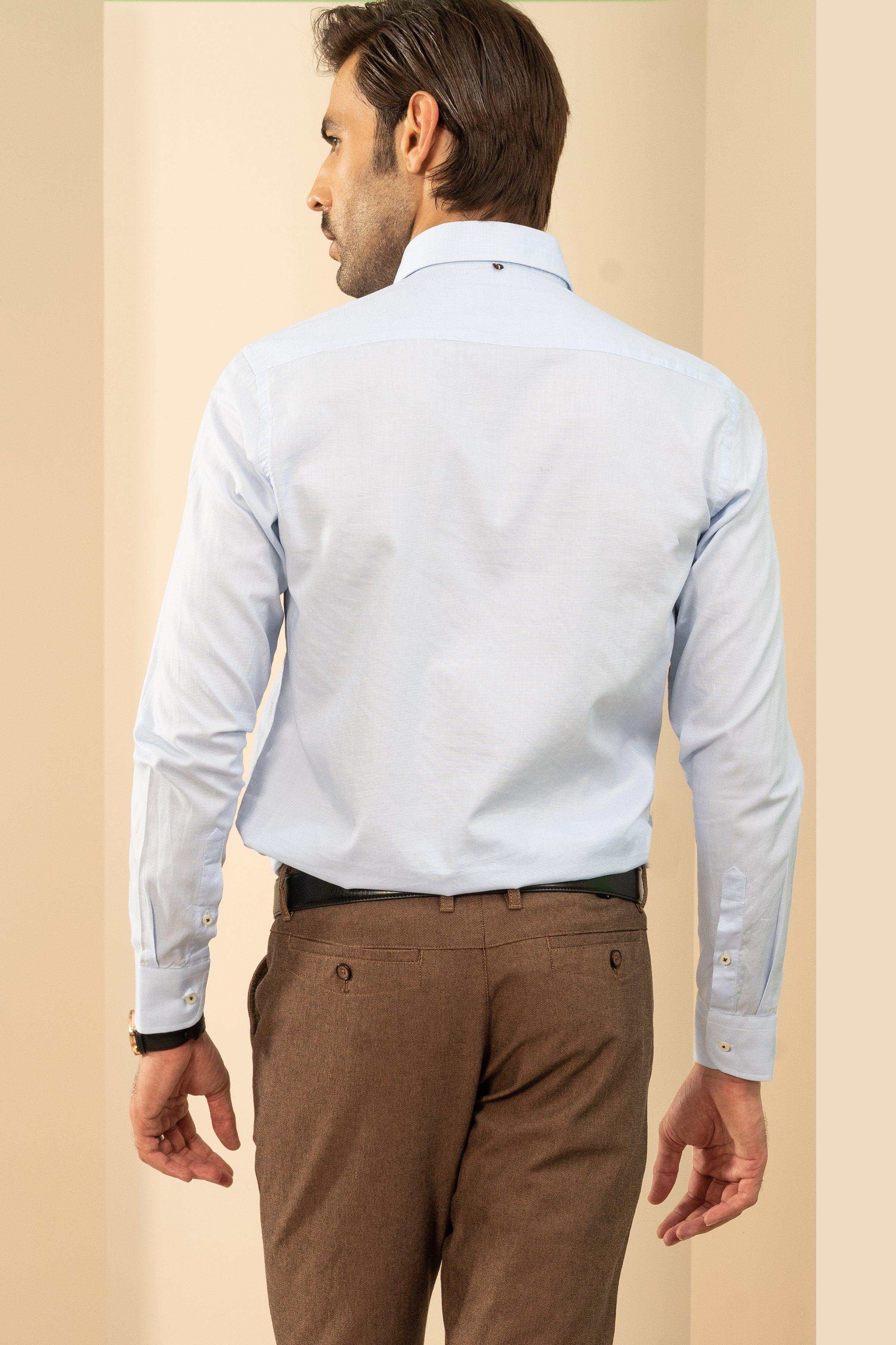 SMART SHIRT SKY BLUE at Charcoal Clothing