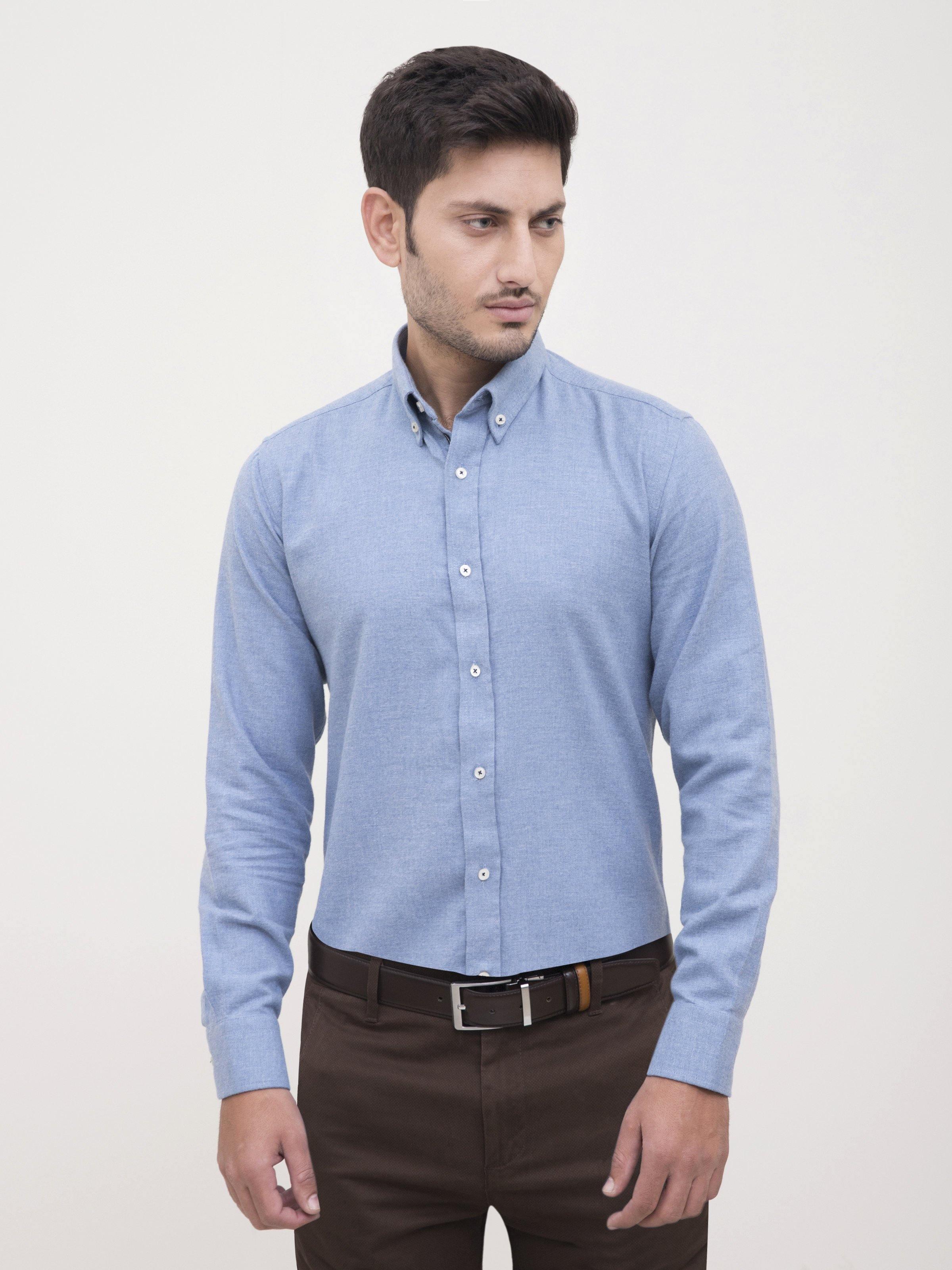 SMART SHIRT SKY BLUE at Charcoal Clothing