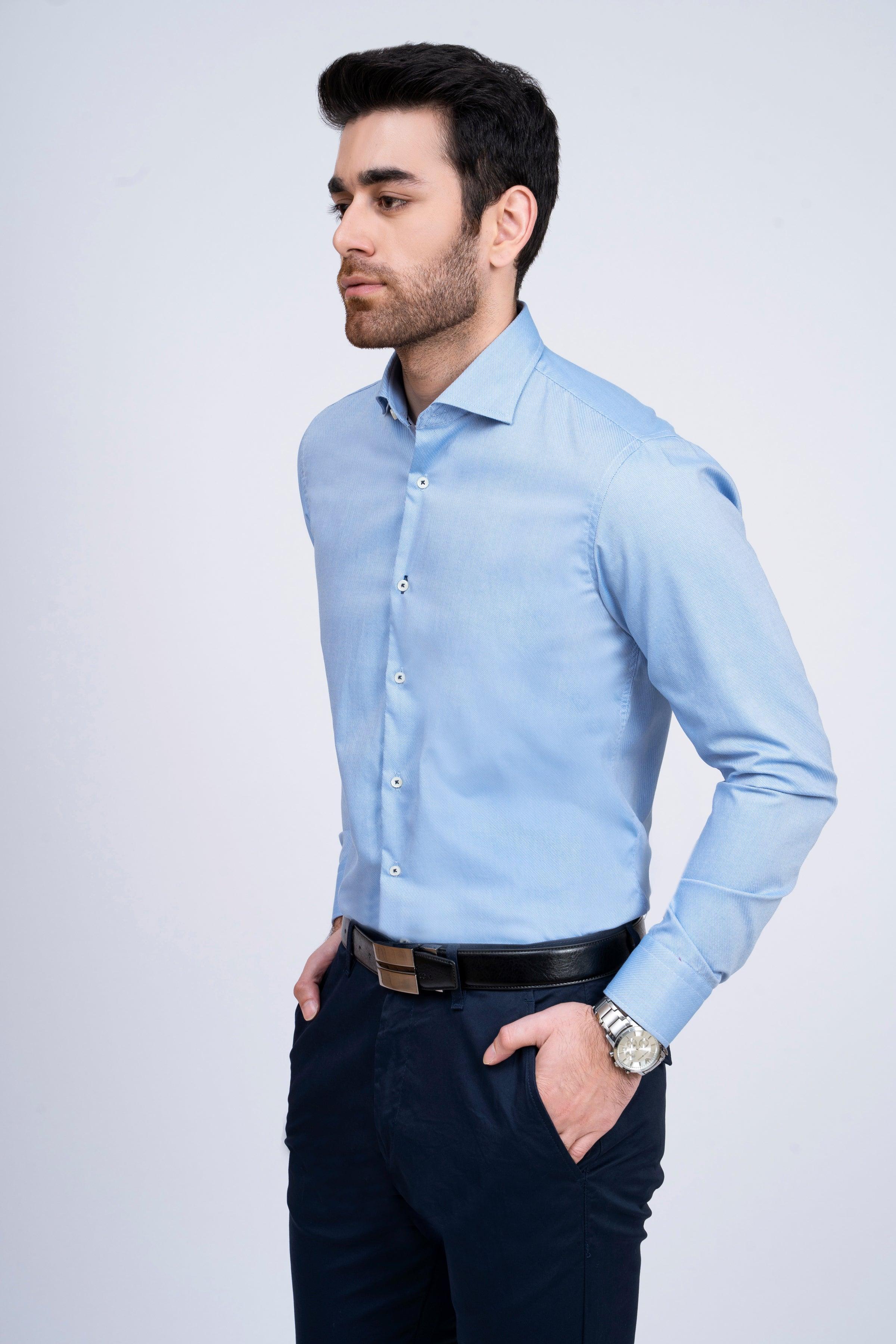 SMART SHIRT SKY BLUE at Charcoal Clothing