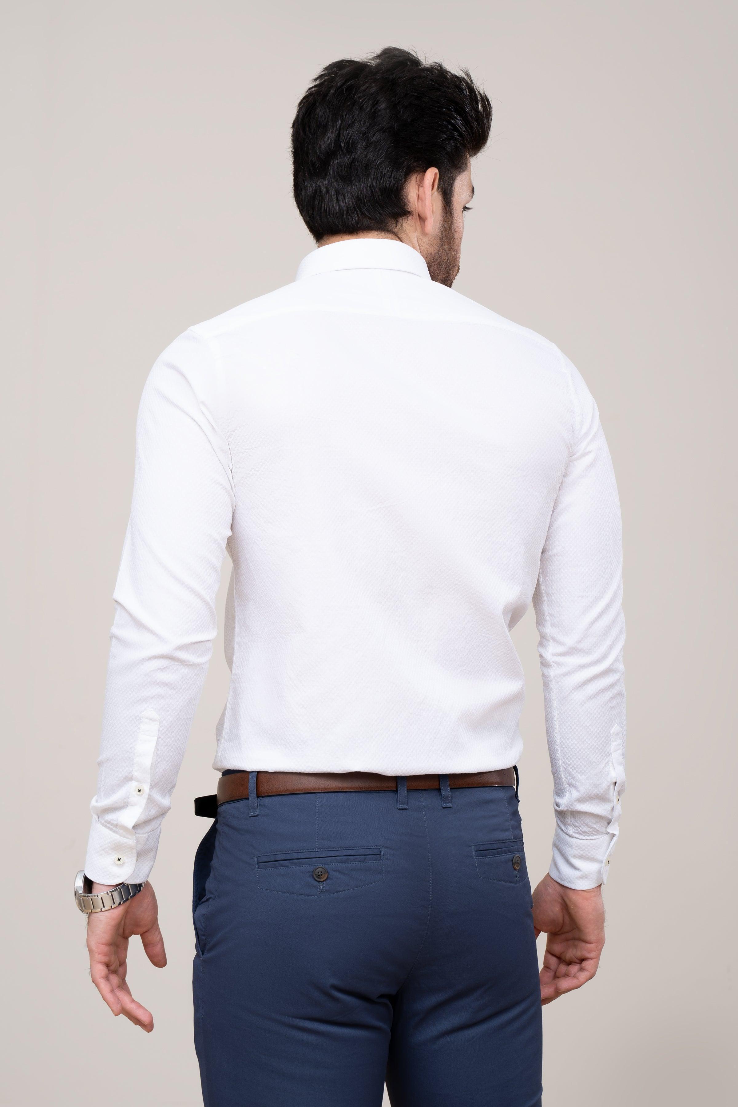 SMART SHIRT WHITE at Charcoal Clothing
