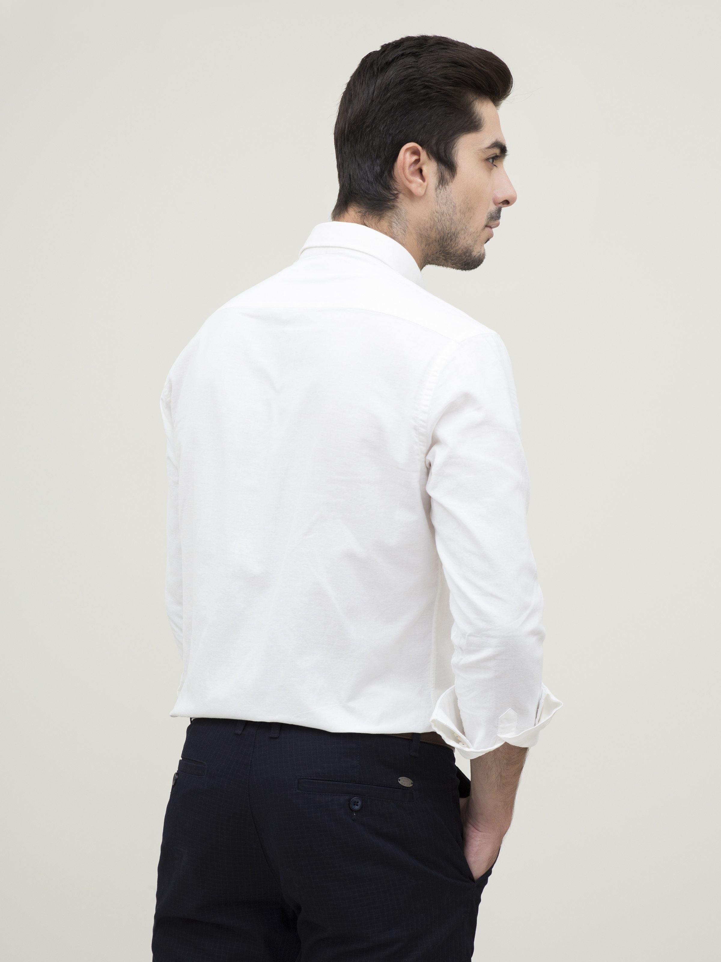 SMART SHIRT WHITE at Charcoal Clothing