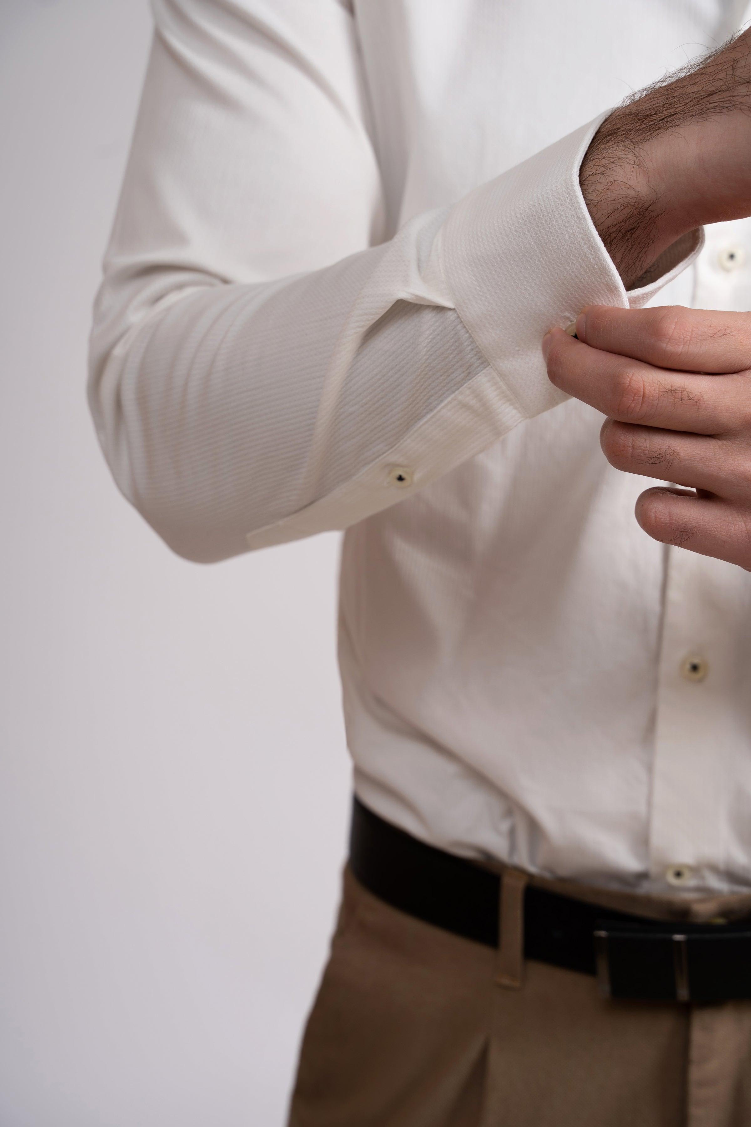 SMART SHIRT WHITE at Charcoal Clothing