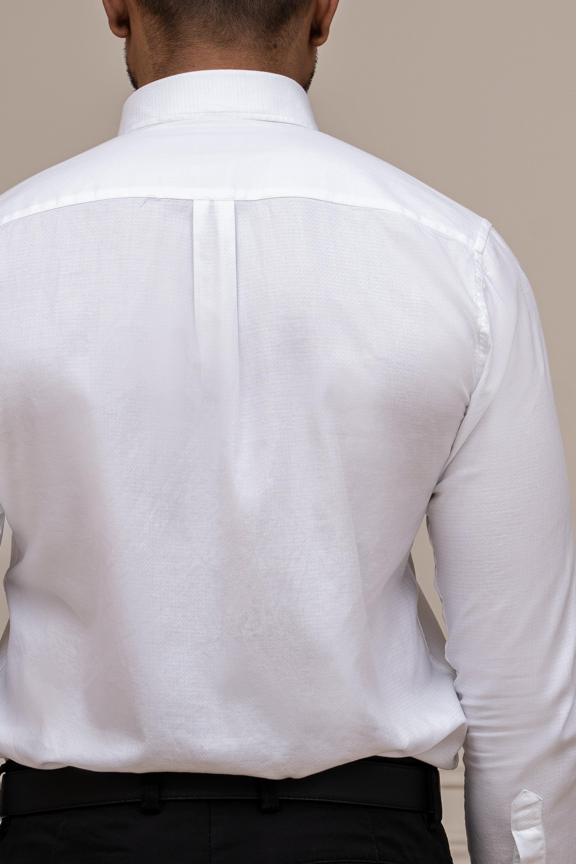 SMART SHIRT WHITE at Charcoal Clothing