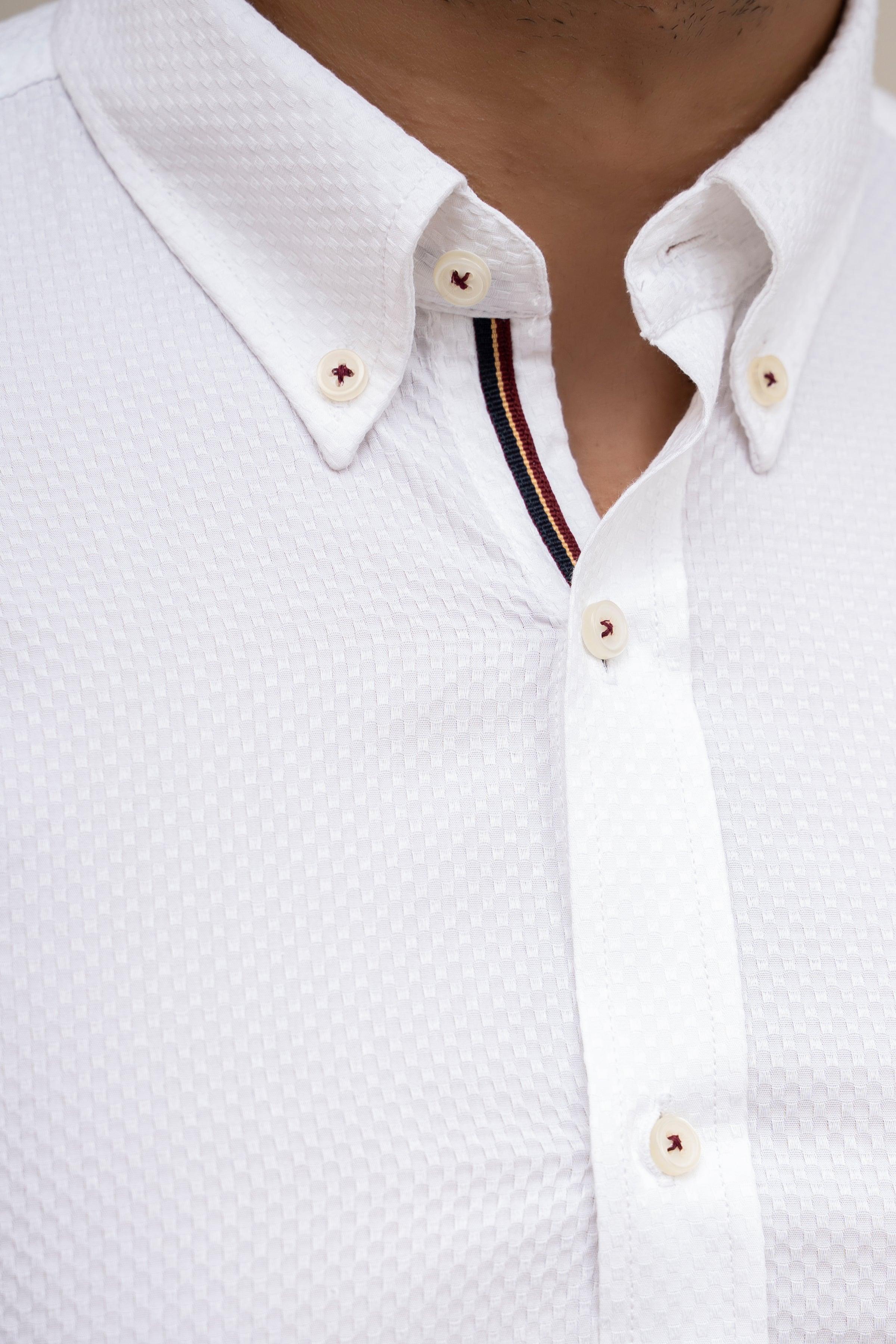 SMART SHIRT WHITE at Charcoal Clothing